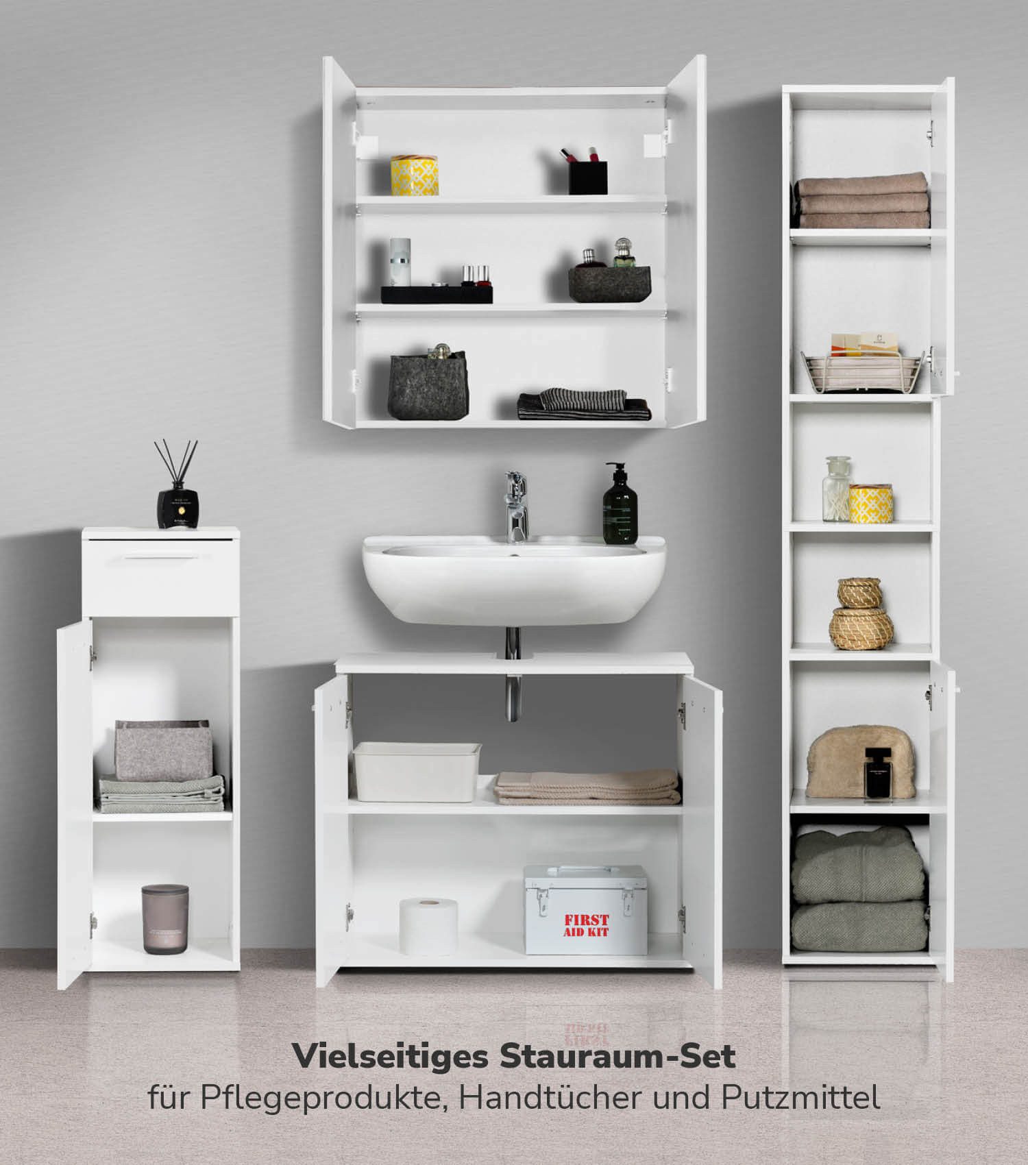 mokebo Badmöbel-Set Der Steuermann, (4-teilig), Unterschrank, günstig online kaufen