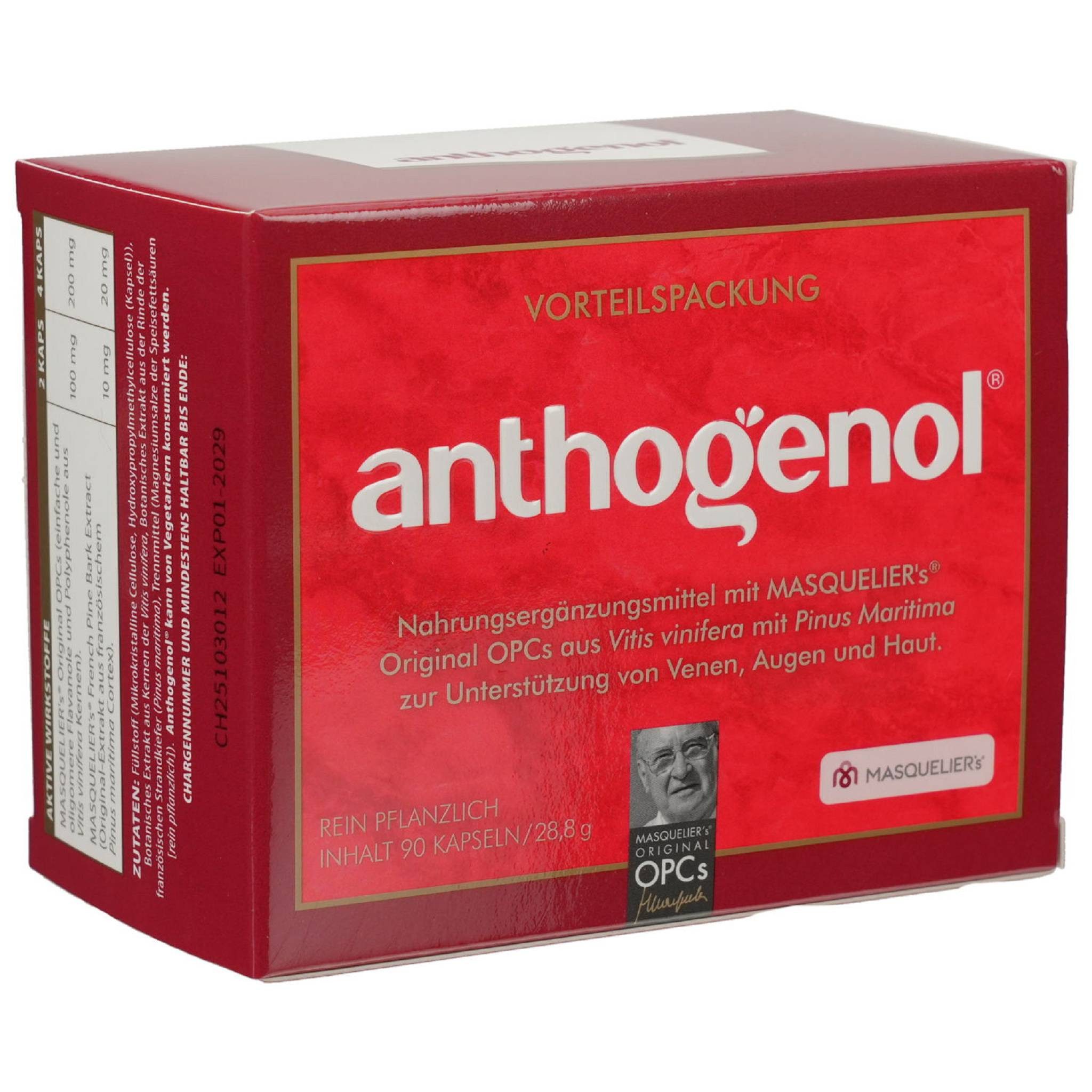 OPC OPC ORIGINAL Masqueliers Anthogenol Kapseln Schachtel