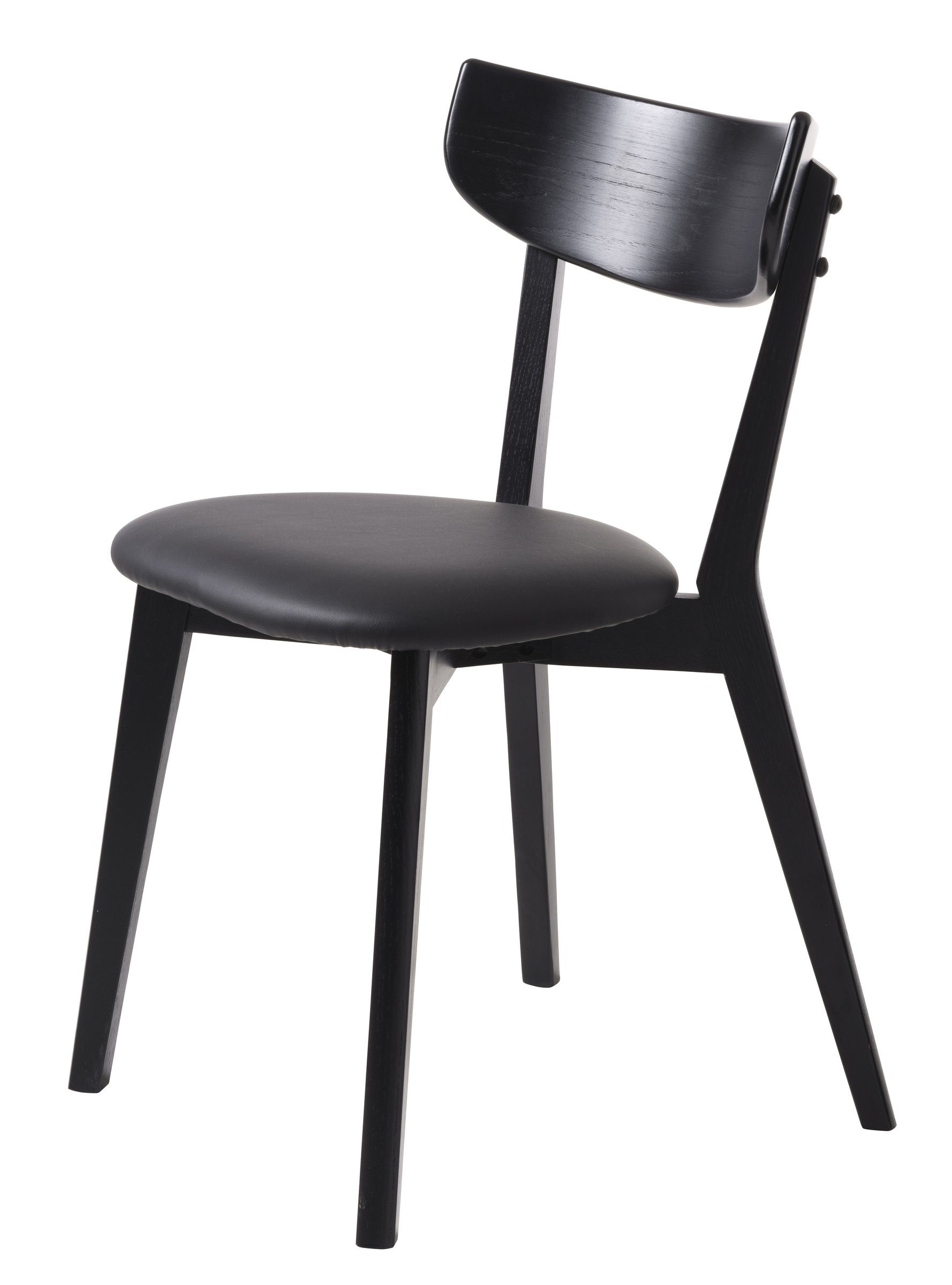 Stuhl Eiche möbelando schwarz aus (2er-Set), in PERO