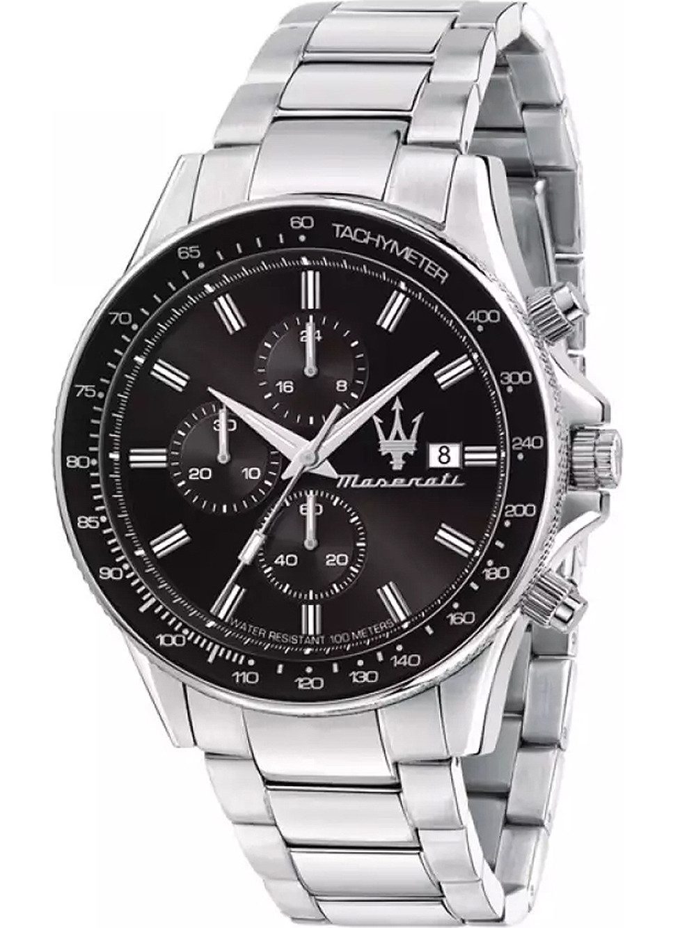 MASERATI Quarzuhr Maserati R8873640015 Sfida Chronograph Herrenuhr 44mm 10ATM Maserati R8873640015 Sfida Chronograph Herrenuhr 44mm 10ATM