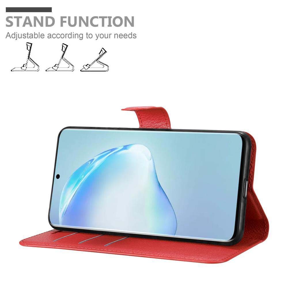 Cadorabo Handyhülle für Samsung Galaxy S20 PLUS Hülle Samsung Galaxy S20 PLUS, Hülle Schutzhülle mit Standfunktion, Kartenfach und Magnetverschluss