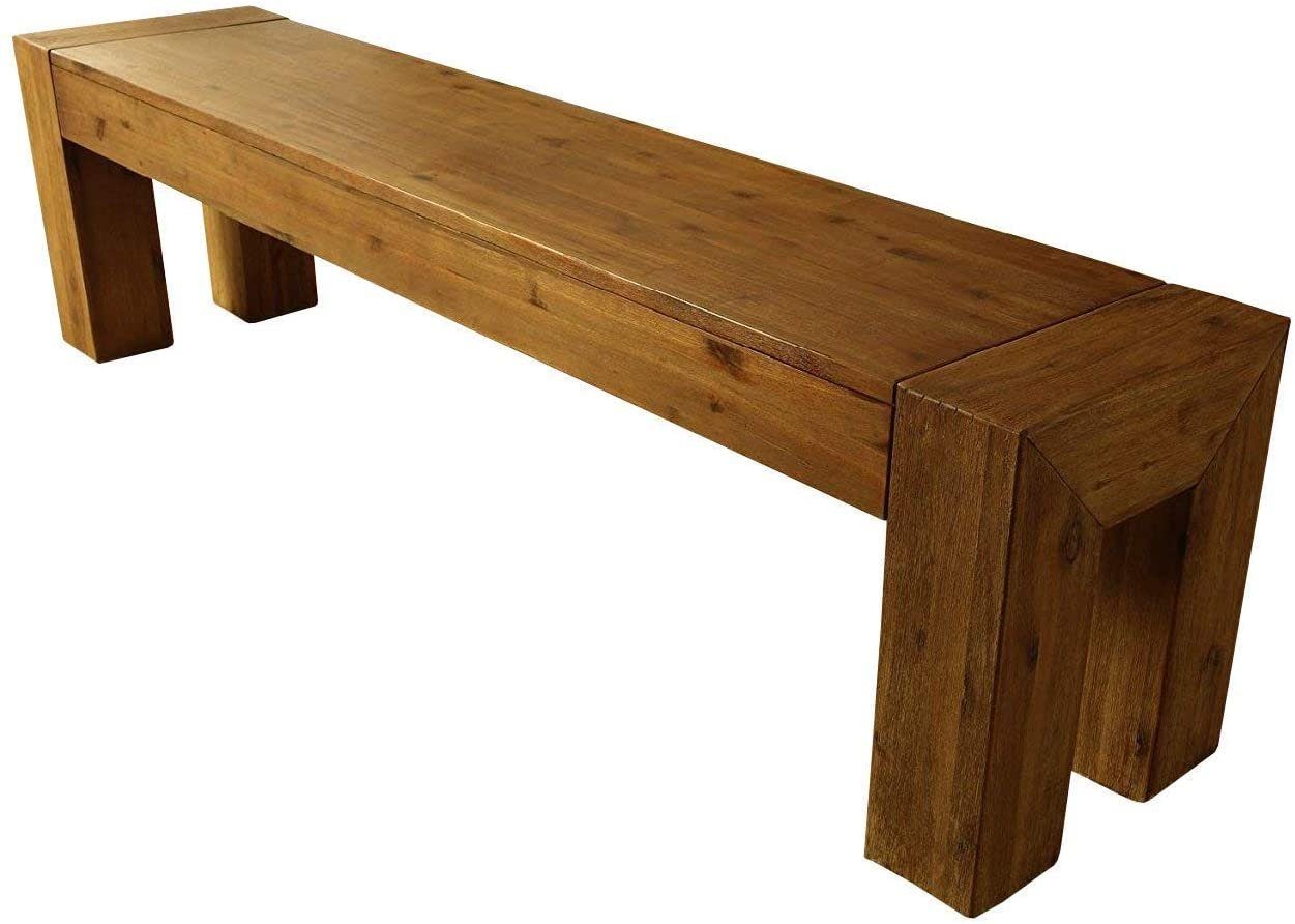 Sedex Sitzbank Florenz Sitzbank 134 cm lang Akazienholz Massiv, Akazienholz