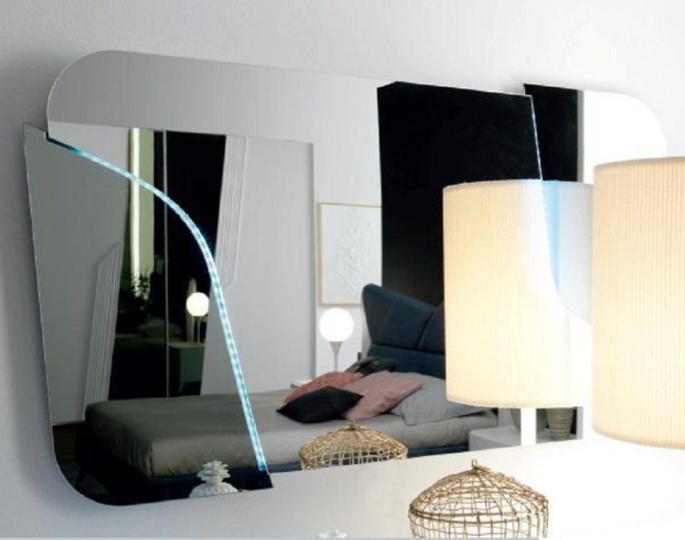 JVmoebel Spiegel Spiegel Moderner Wandspiegel Möbel Italien Design Beleuchtet Luxus