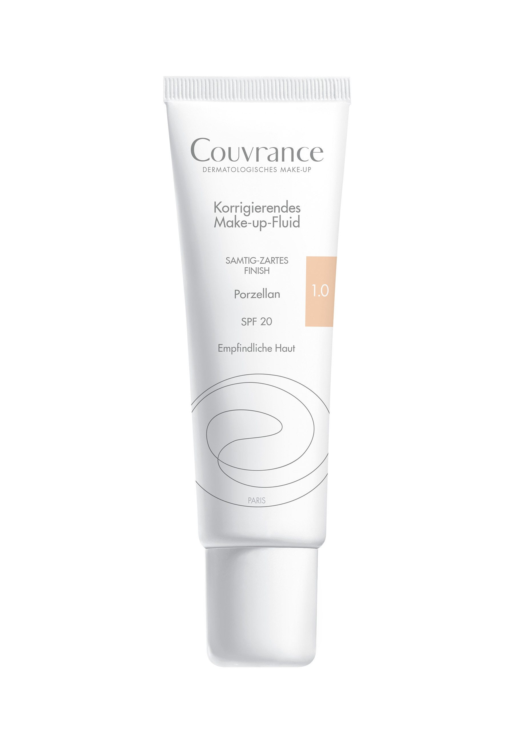 Gesichtspflege Couvrance Korrigierendes Make-up Fluid Porzellan 1.0