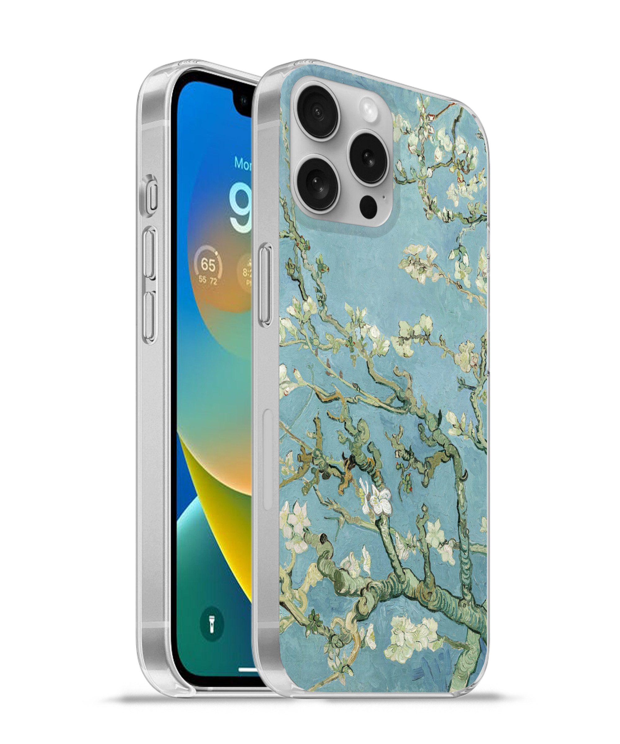 MuchoWow Handyhülle für Apple iPhone 16 Pro Max Mandelblüte - Van Gogh - Kunst, Smartphone-Bumper, Print, Handy Schutzhülle Dünn