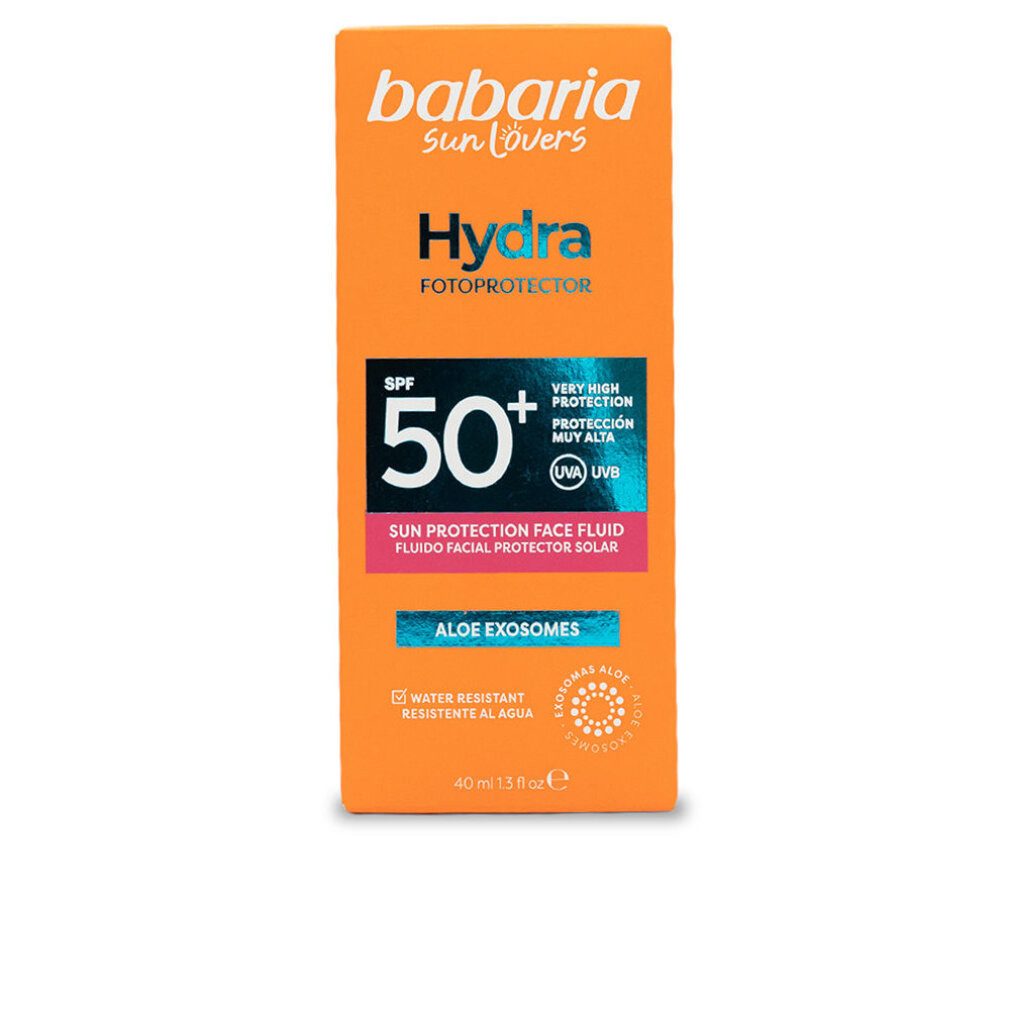 babaria Sonnenschutzpflege Es wäre Sun. Hydra Photoprotector Sonnencreme für das Gesicht, Spf50+