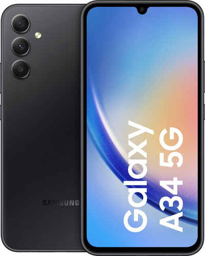 Samsung Galaxy A34 5G 128GB Smartphone (16,65 cm/6,6 Zoll, 128 GB Speicherplatz, 48 MP Kamera)