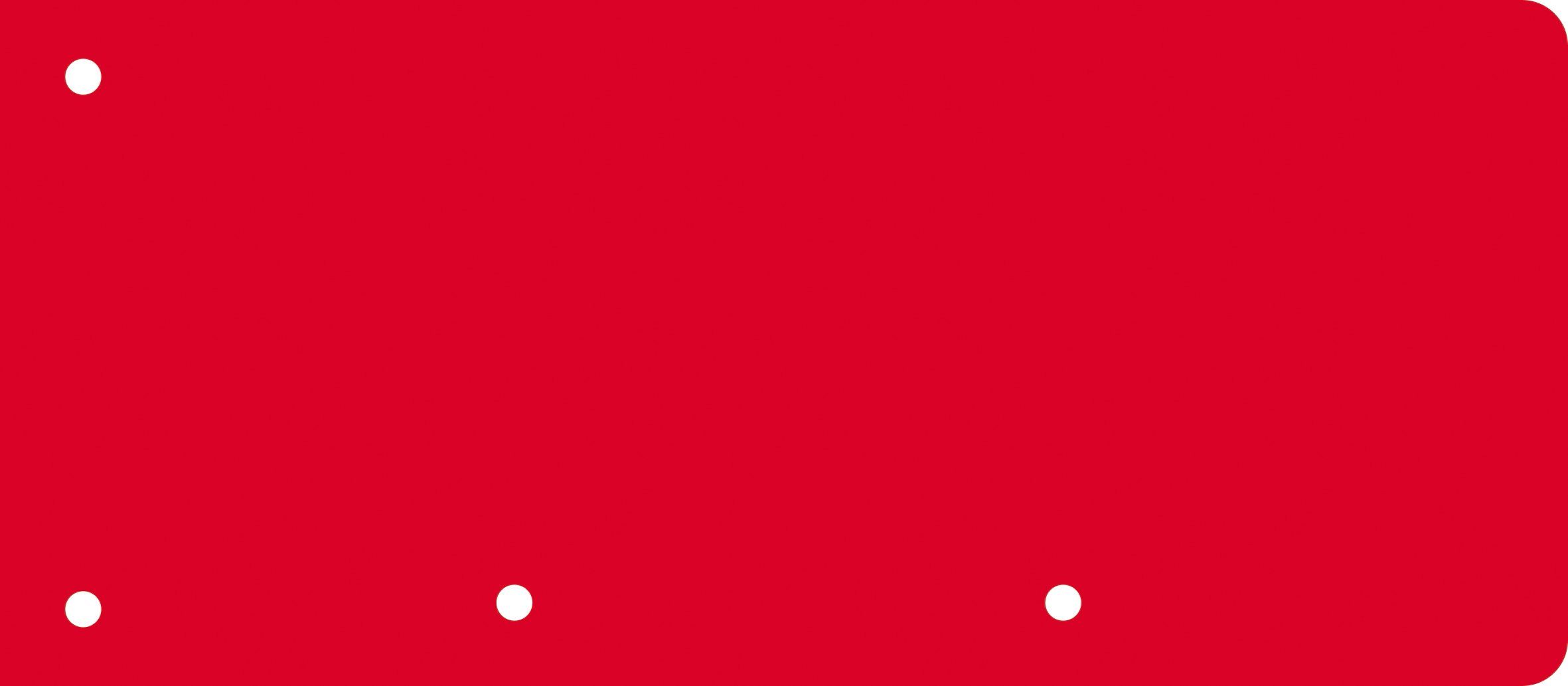 BRUNNEN Abheftstreifen BRUNNEN 106604123 Trennstreifen Colour Code 10,5 x 24 cm red
