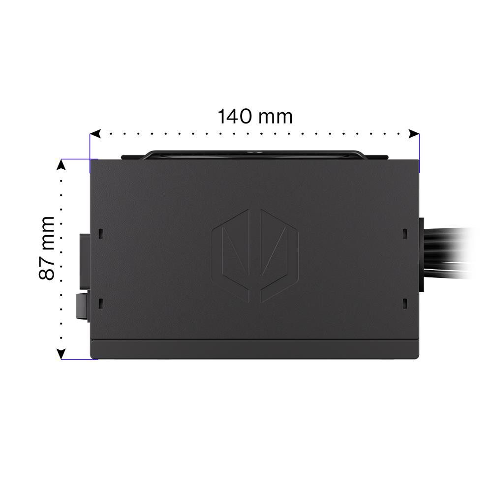 ENDORFY Vero L5 Bronze 600 W EY7A005 ATX-Netzteil, 80 PLUS Bronze PC-Netzteil (DC-DC-Wandler, FDB-Lager, sechs Schutzarten)