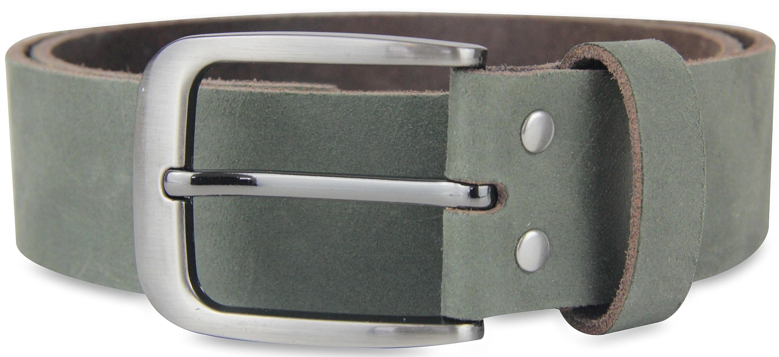 Fomax Ledergürtel Stilvoller Herren Veloursledergürtel, 3,8 cm breit mit ed günstig online kaufen