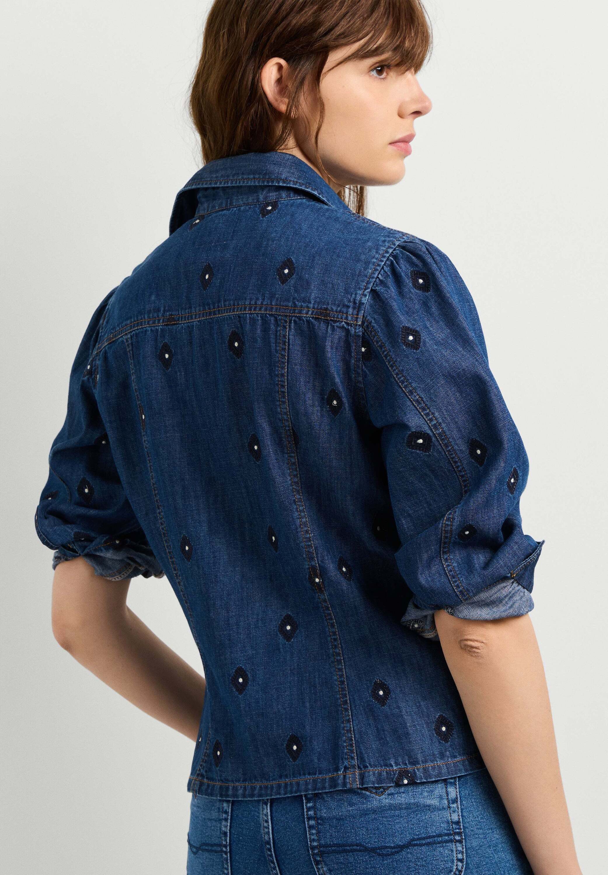 Pepe Jeans T-Shirt denim shirt MACIE LS ANIMATED