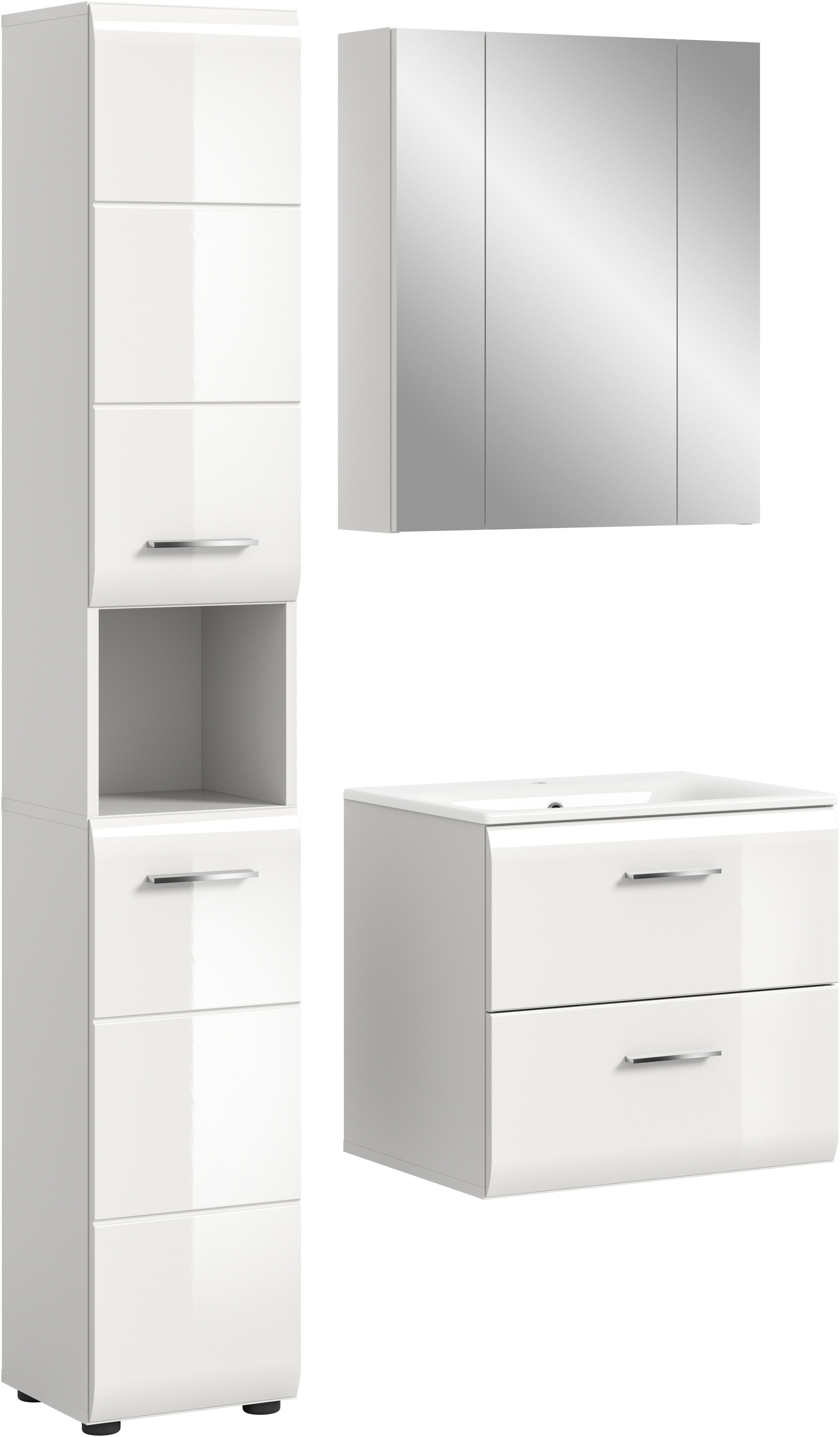 INOSIGN Badezimmer-Set, (Set, 4-St), Florenz, Badkombination günstig online kaufen