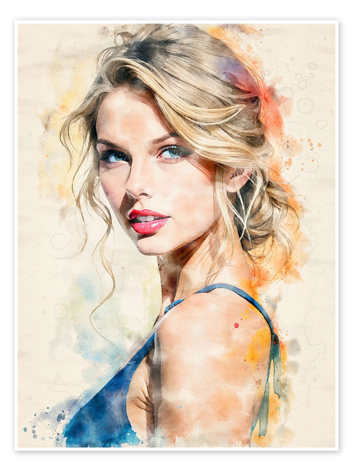 Posterlounge Wandbild Taylor Swift, nobelart, erhältlich als Poster, Leinwa günstig online kaufen