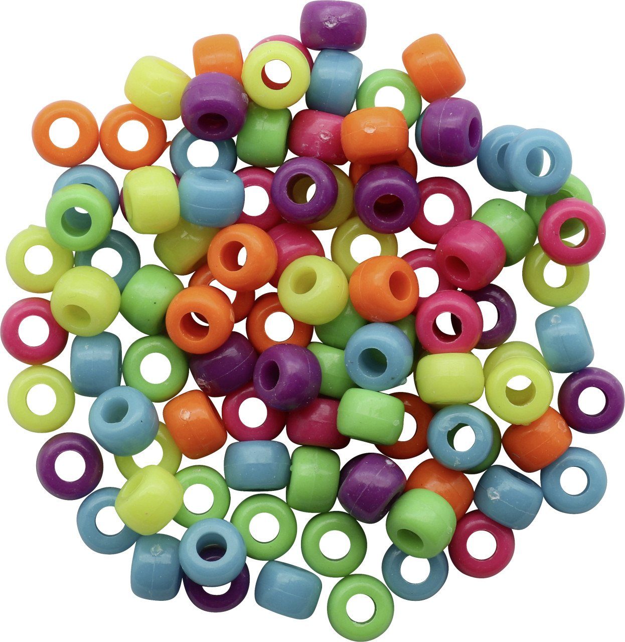 Glorex Bastelperlen Glorex Schmuck-Perlen 6 x 9 mm, 25 g