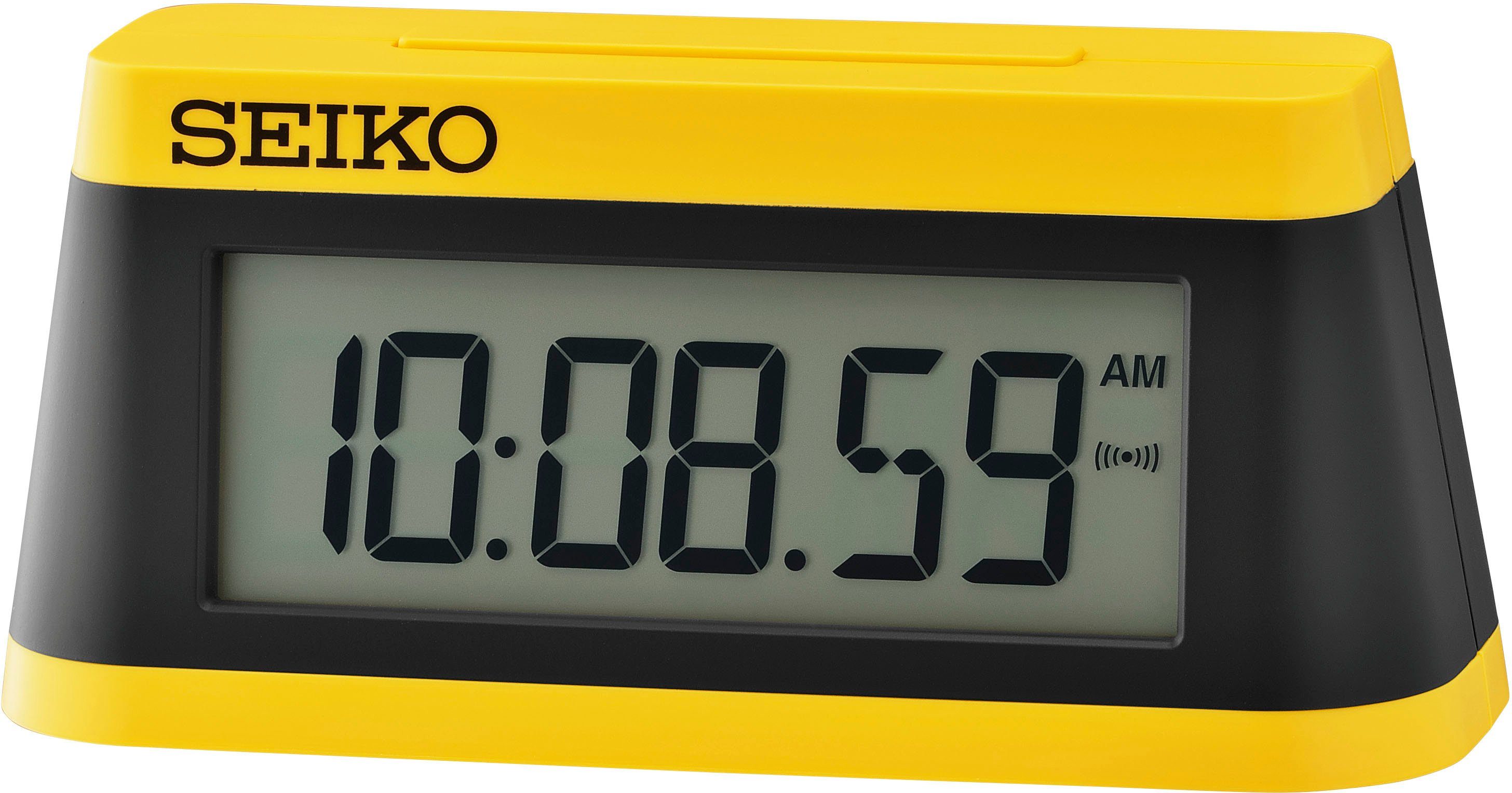 digitaler Seiko Quarzwecker Anzeige mit QHL091Y