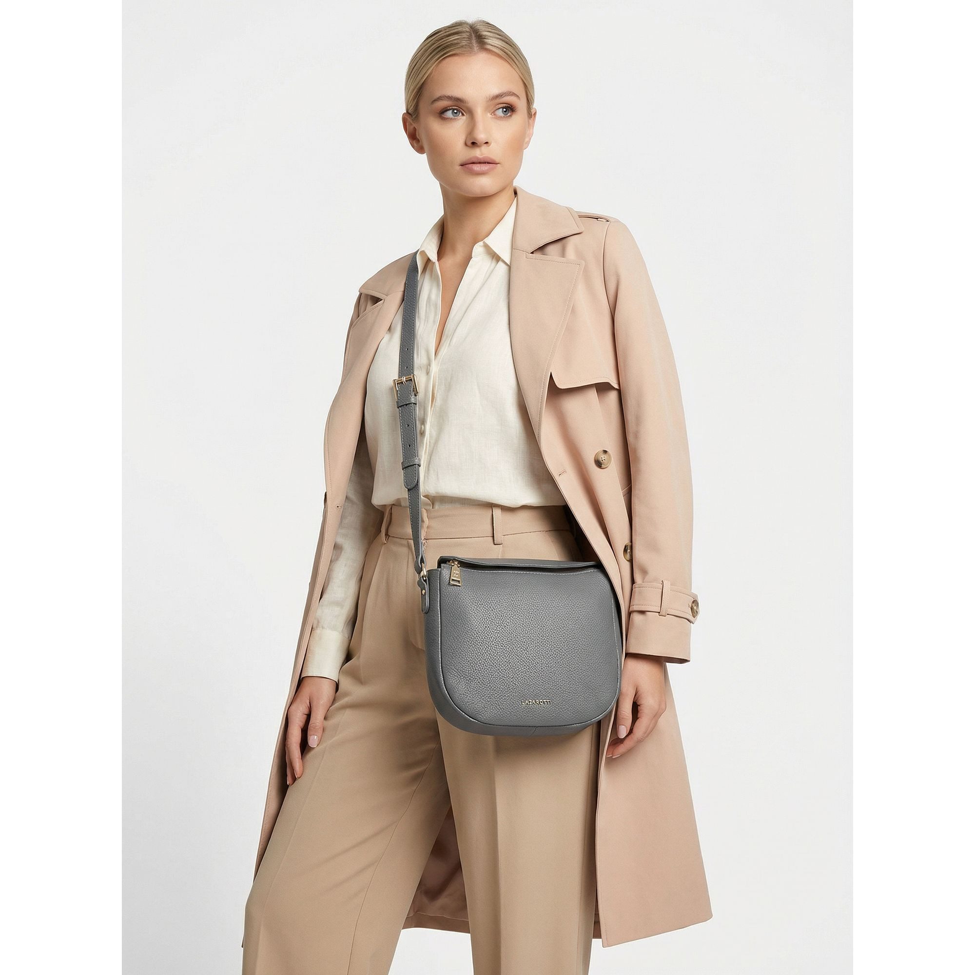 Lazarotti Umhängetasche Bologna Leather, Leder