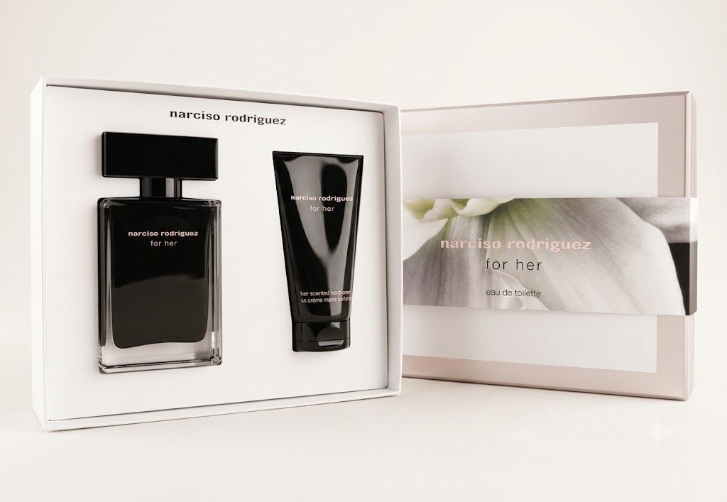 Narcisco Rodriguez Duft-Set narciso rodriguez for her Eau de Toilette 50ml + Body Lotion 50ml, 1-tlg.