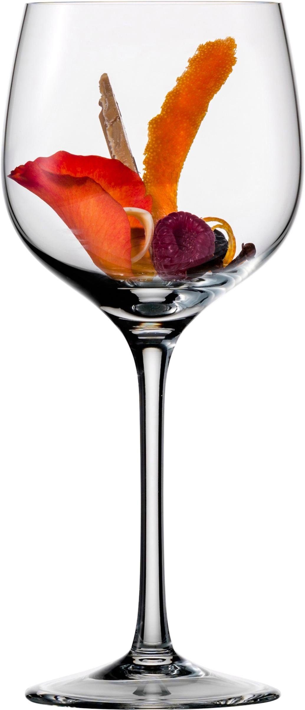 Eisch Germany Rotweinglas Superior SensisPlus, 4-tlg., Kristallglas, (Burgunderglas), Bleifrei, 470 ml, 4-teilig