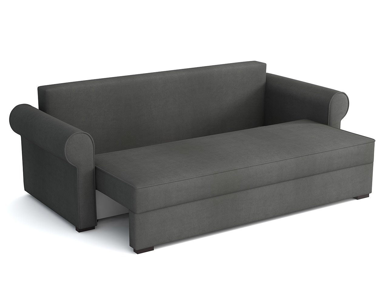 Sitzer Sofa, Poso Freistehendes MIRJAN24 Set und Bettkasten, Polstersofa, 100 mit Cord, Olimpia Schlaffunktion 3 Kissen Schlafsofa