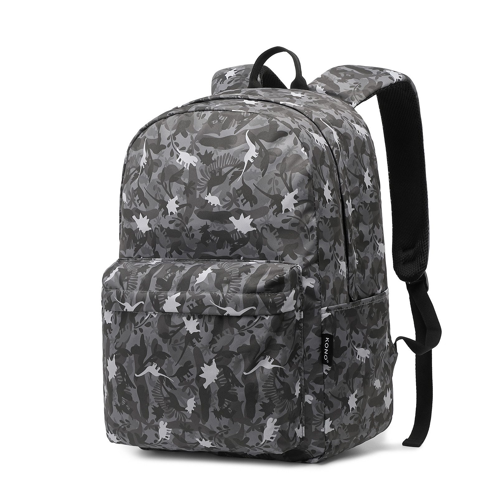 KONO Rucksack Schulrucksack, leichte Tasche für Jungen und Mädchen, 15,4 Zoll Laptop