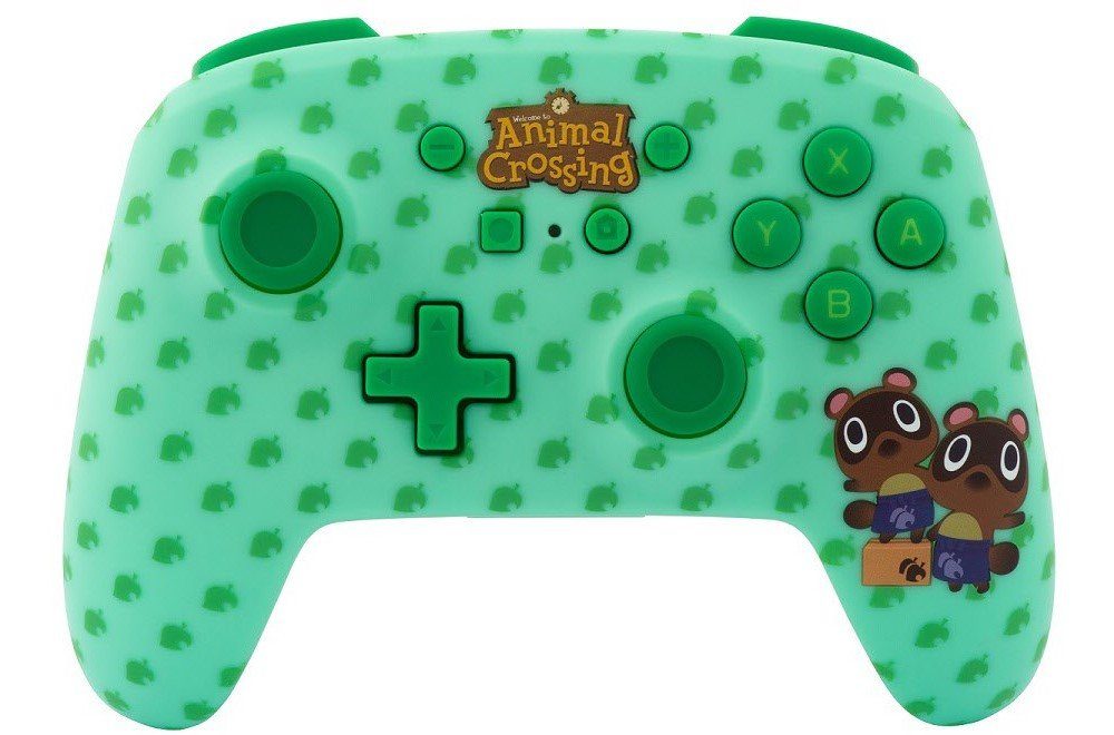 PowerA Timmy & Tommy Nook (Animal Crossing) Controller Switch-Controller (Timmy & Tommy Nook Design, Bluetooth, LEDs für Spielernummer)