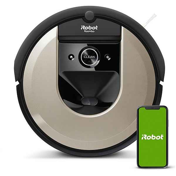 iRobot Saugroboter iRobot® Roomba® i6 (i6158), beutellos, App-/Sprachsteuerung, Einzelraumkaritierung