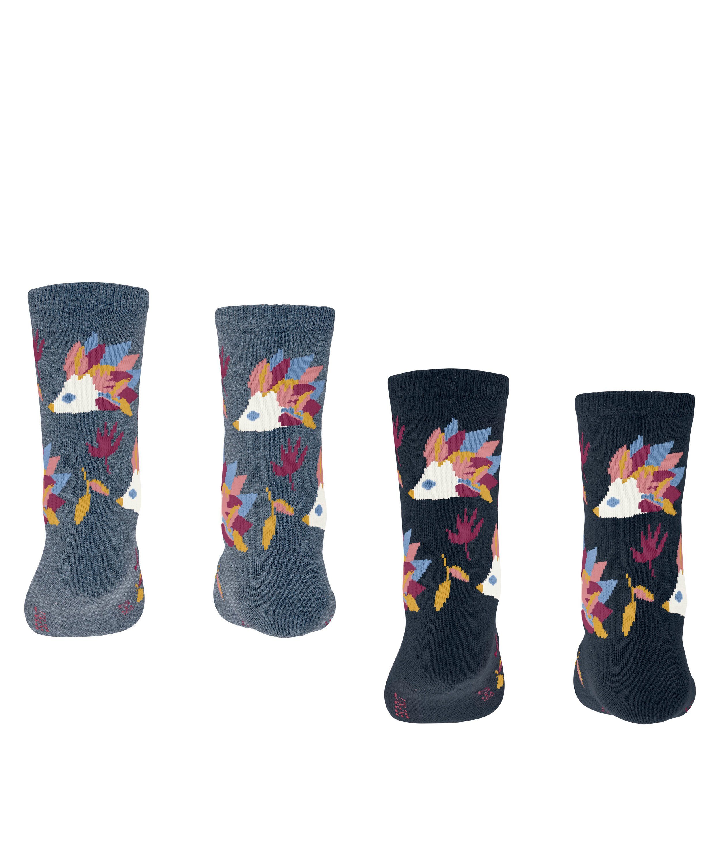 Esprit Socken Hedgehog 2-Pack (2-Paar) mit Bio-Baumwolle