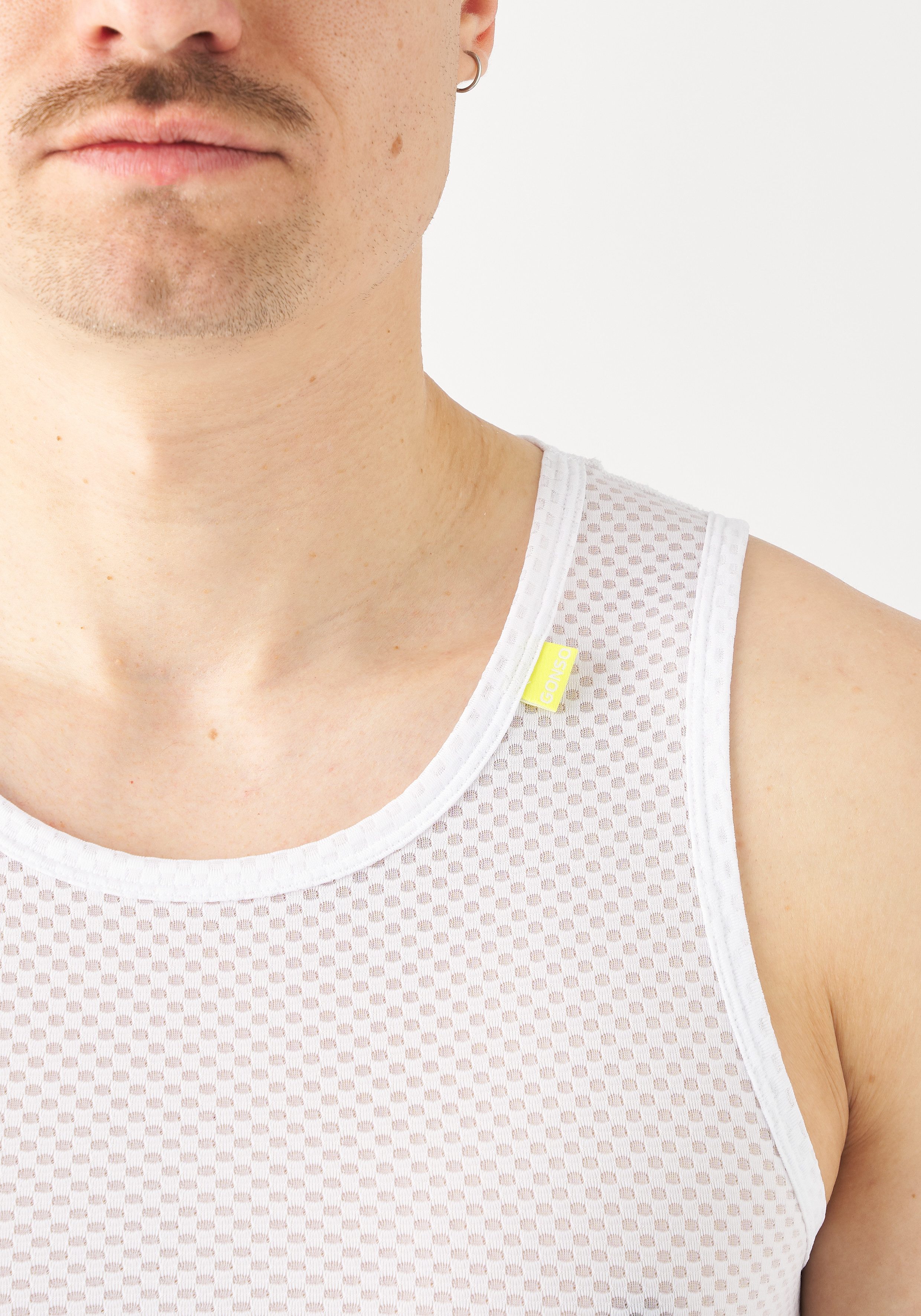 Gonso Funktionsshirt Base Shirt Sleeveless M Herren Fahrrad-Unterhemd, elastisch und atmungsaktiv Rundhals Radshirt