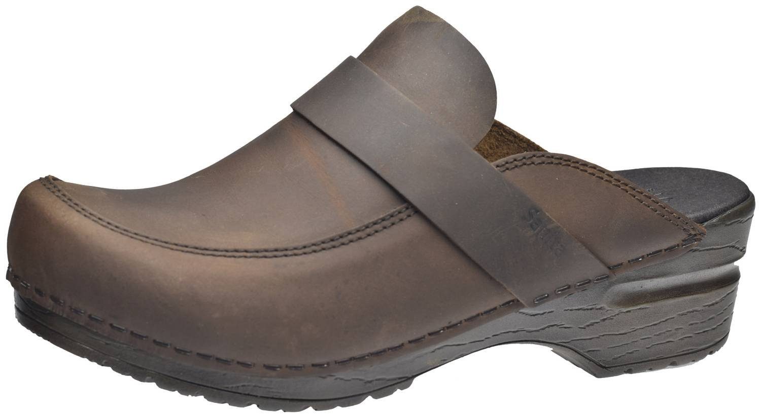 Sanita Original Knaus Antique brown Clog