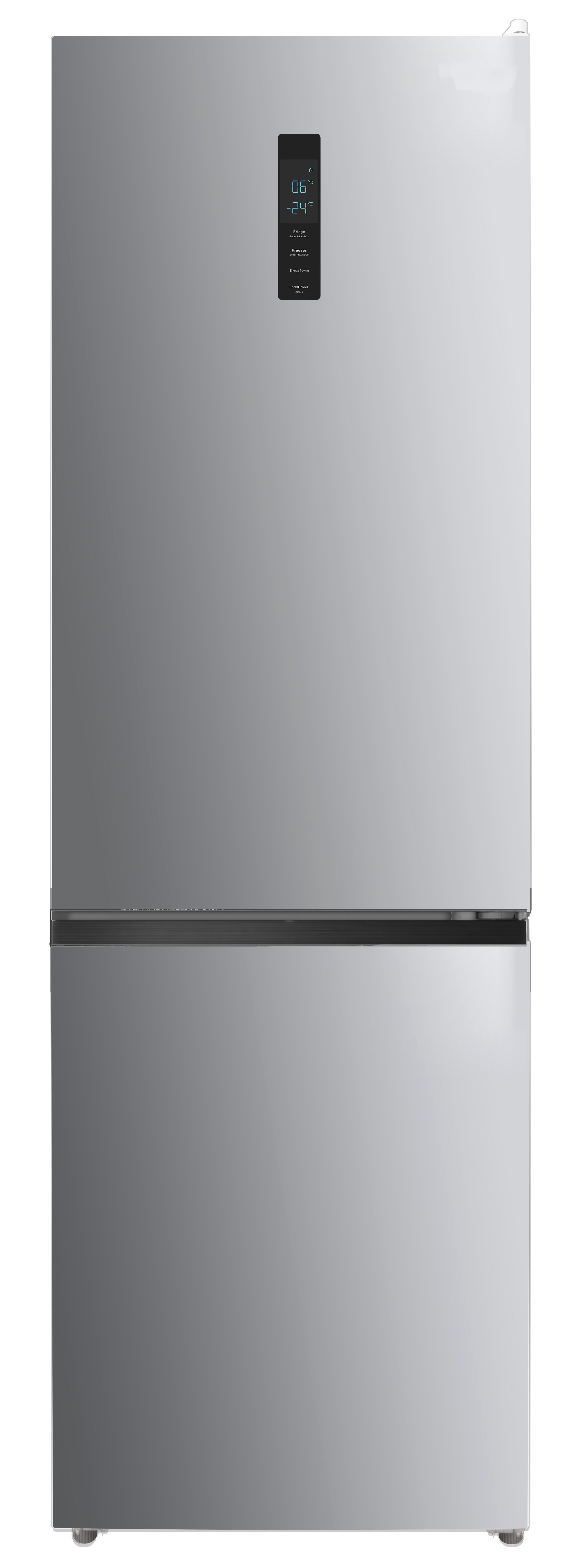 PKM Kühl-/Gefrierkombination KG314ENFMCIX Inox Design, 180 cm hoch, 55 cm breit, Touch-Control-Display No Frost Eco Modus