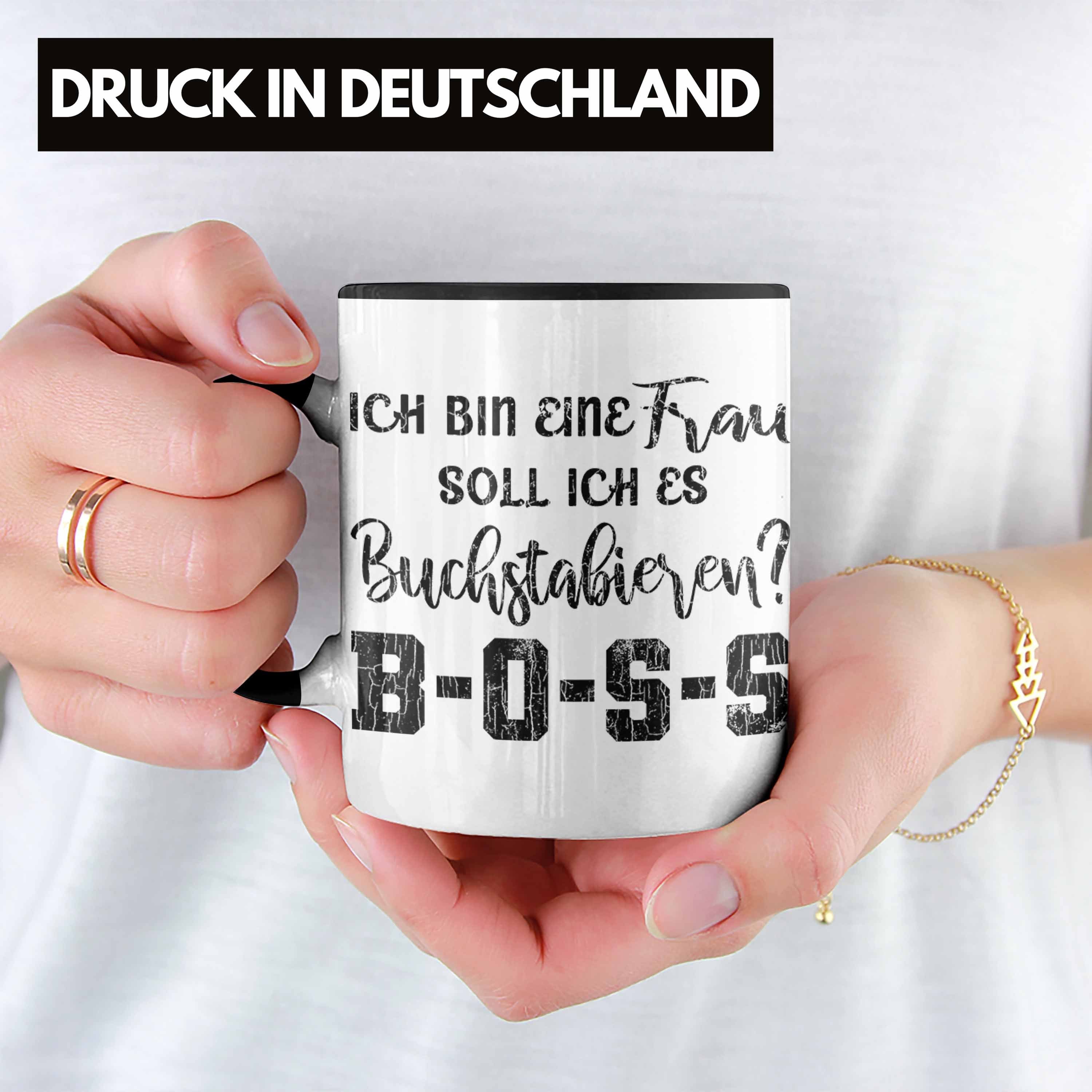 Trendation Tasse Trendation - Kaffeetasse mit Spruch Frauen Geschenk Frau Lustige Sprüc