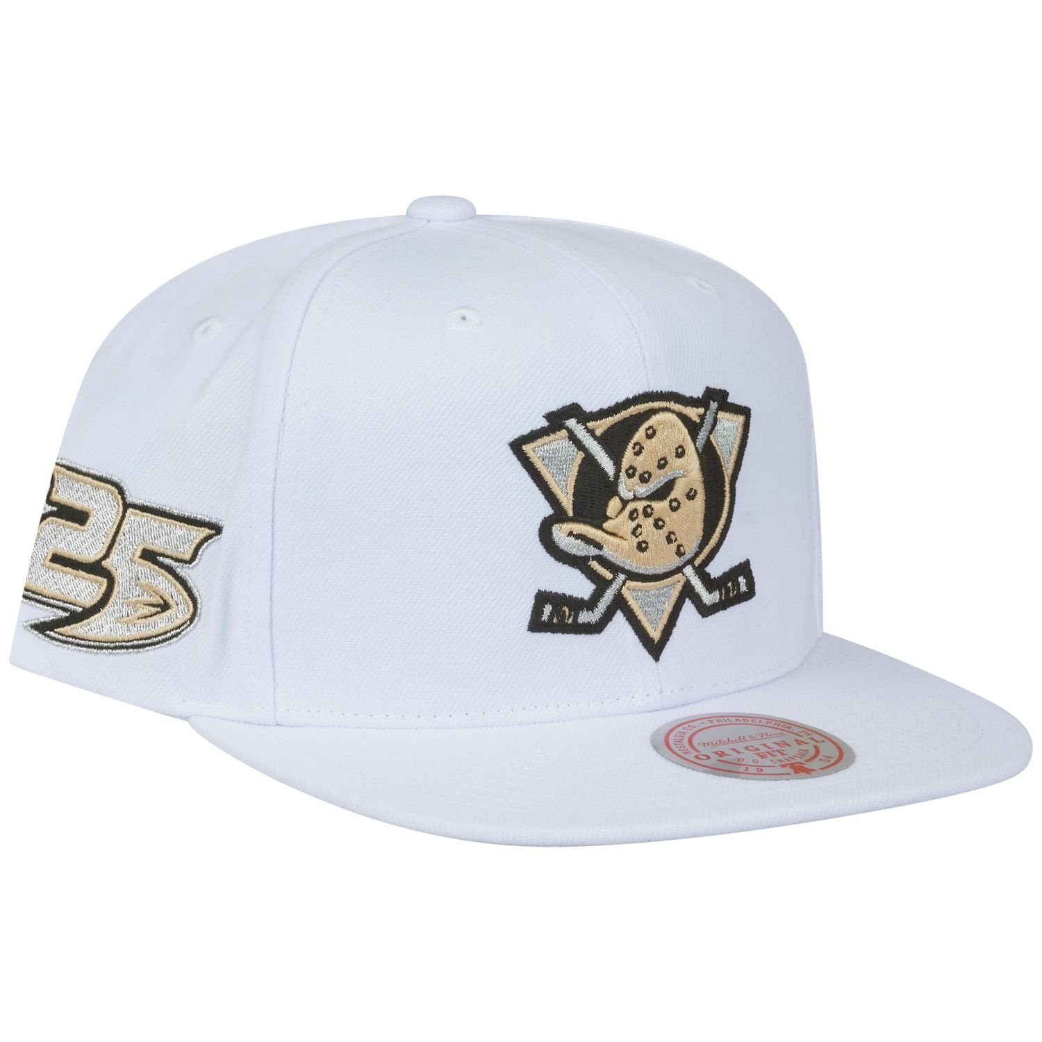 Mitchell & Ness Snapback Anaheim Ducks WHITE Cap