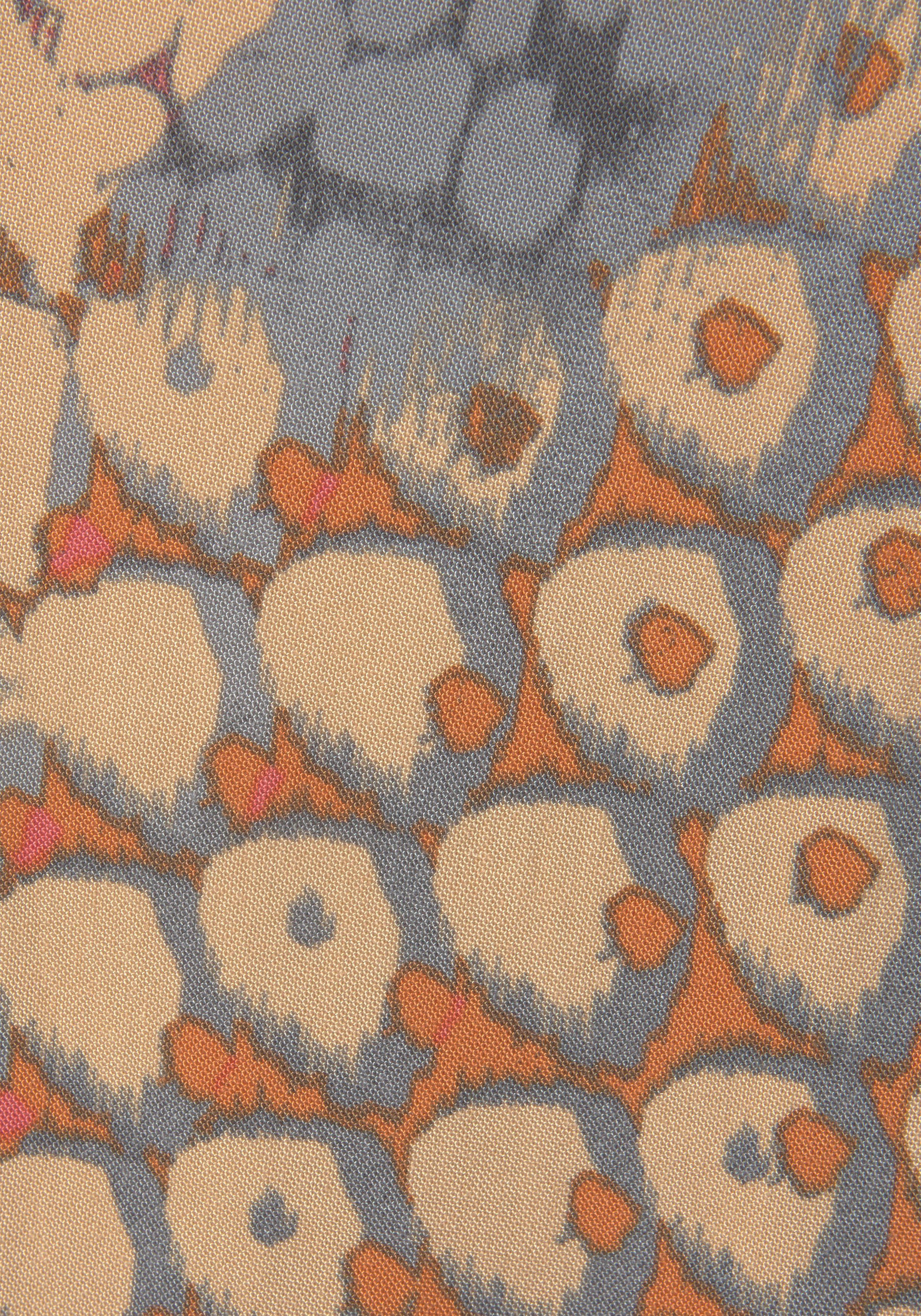 Buffalo Palazzohose mit weitem Bein aus luftigem Viskosestoff (mit Bindegürtel) mit Animalprint und elastischem Bund, leichte Sommerhose, Schlupfhose – Bild 5 von 5