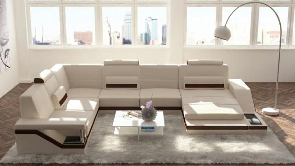 JVmoebel Ecksofa Designer U-Form Couch Made in Ecksofa Sofa Europe Wohnlandschaft, Polster