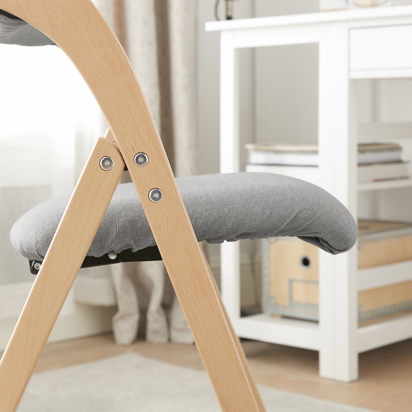 SoBuy Klappstuhl »FST92«, Klappstuhl Küchenstuhl mit gepolsterter ...