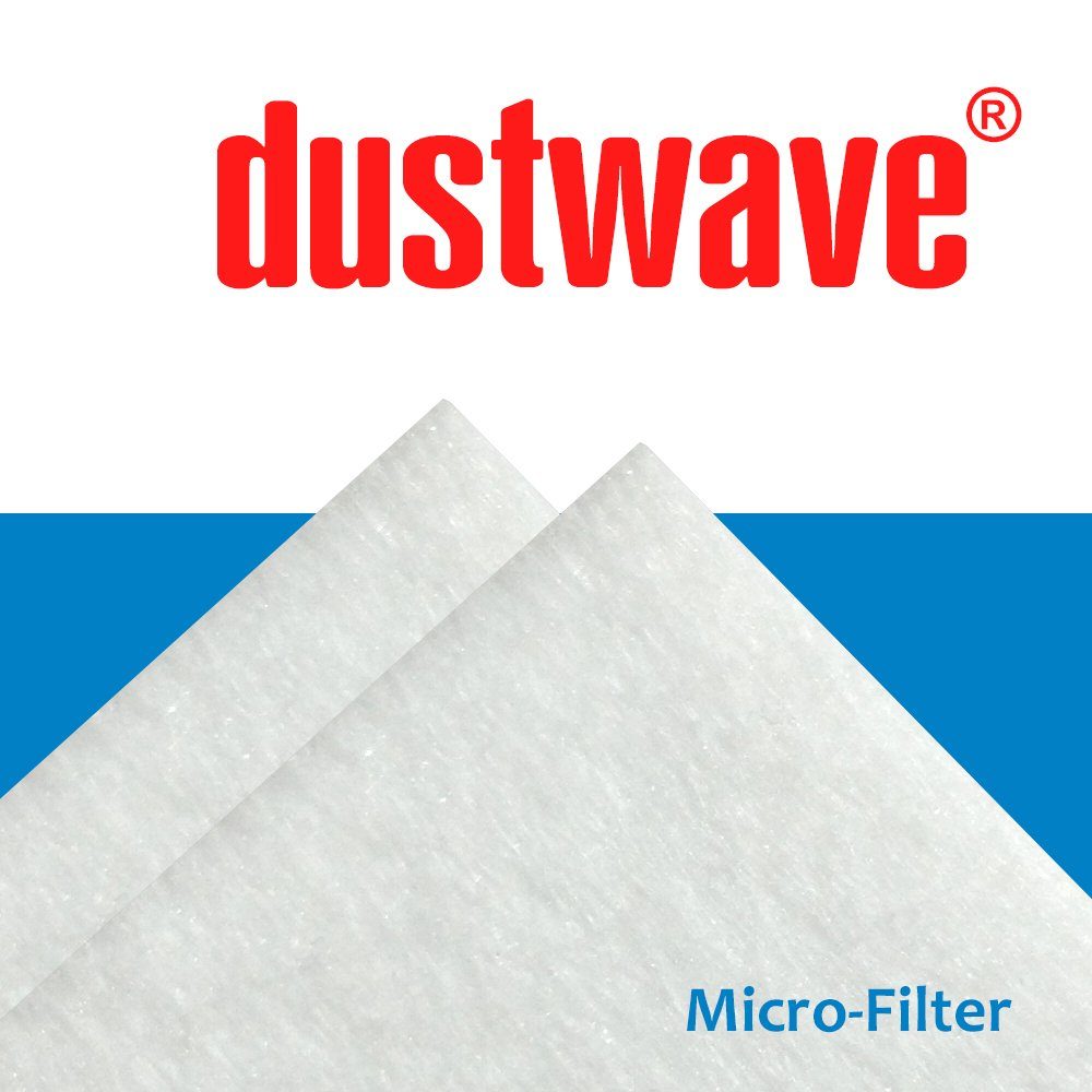 Dustwave Staubsaugerbeutel Megapack, Hepa-Filter für 15x15cm Megapack, (ca. / passend - 20 587.143 20 Baur zuschneidbar) St., + 2 587-143, Staubsaugerbeutel