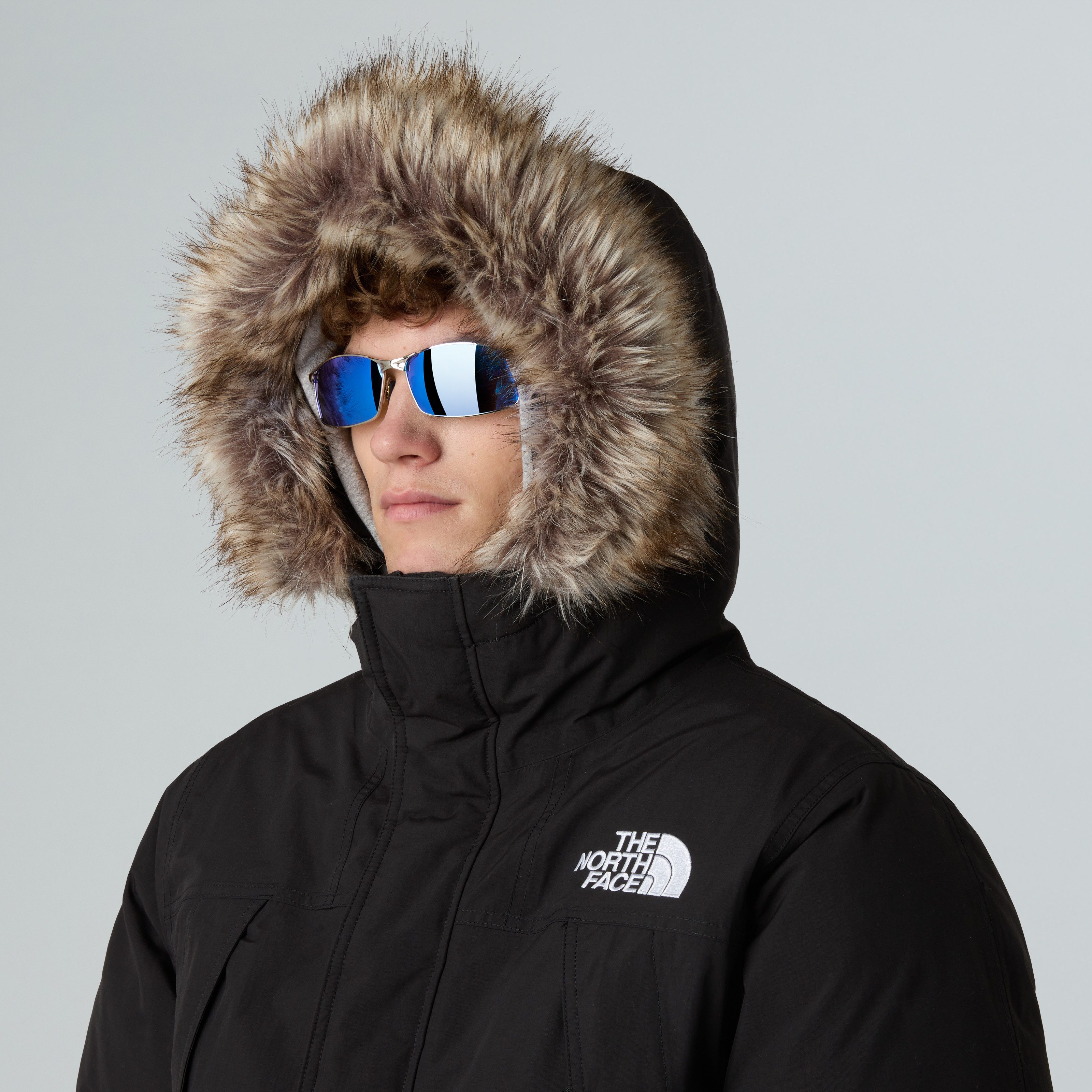 The North Face Funktionsparka M MCMURDO PARKA für kaltes Wetter, wasser- und winddicht, mit Daunenwattierung