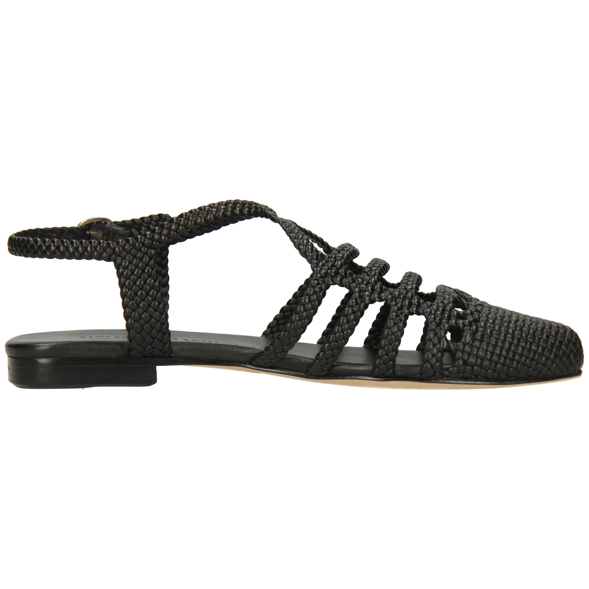Melvin & Hamilton Sandrine 4 Leder-Geflochtene Schuhe für Damen Sandale Echtes Leder, Von Hand geflochten