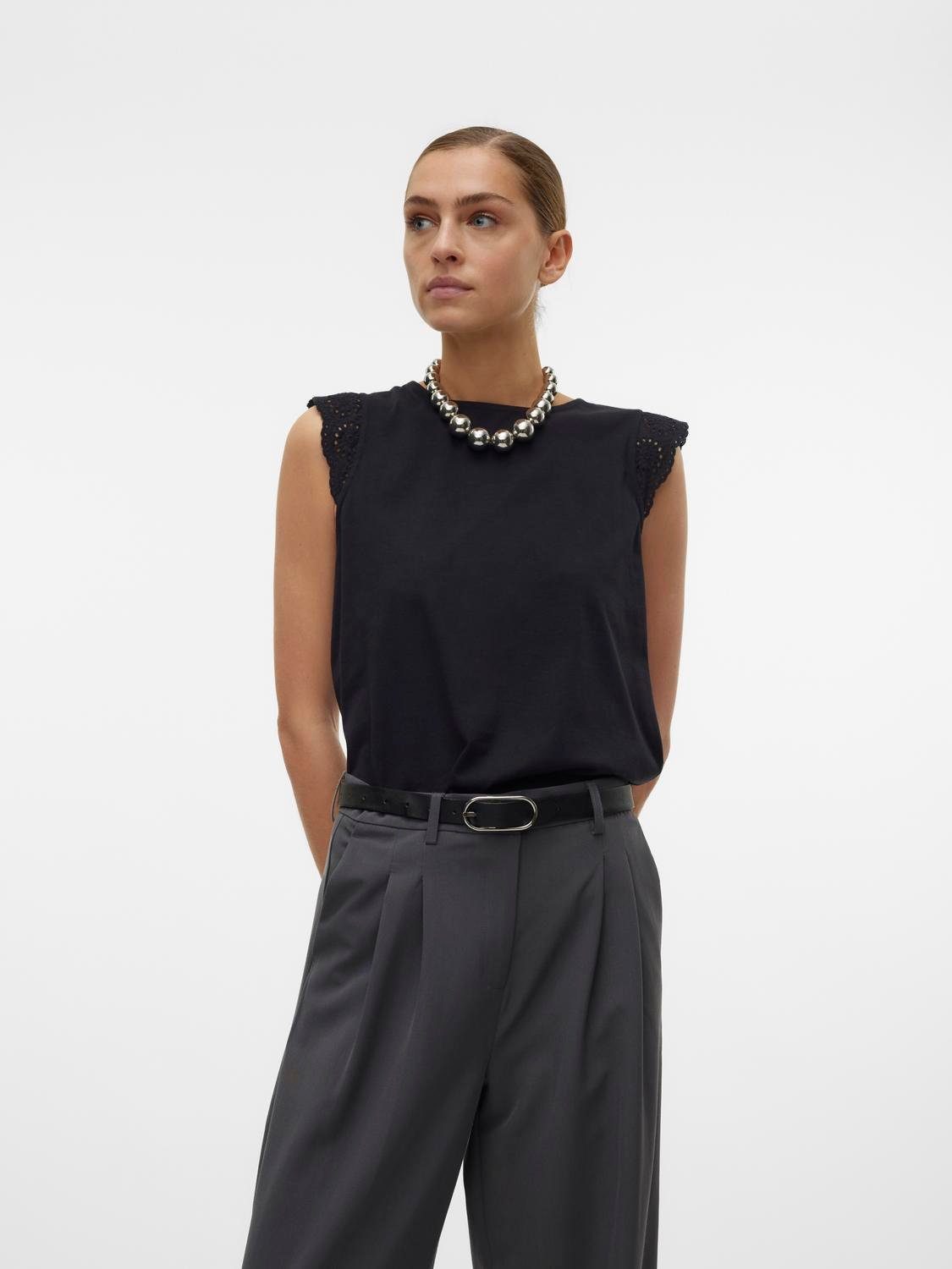 Vero Moda T-Shirt VMEMILY SL GATHERING günstig online kaufen