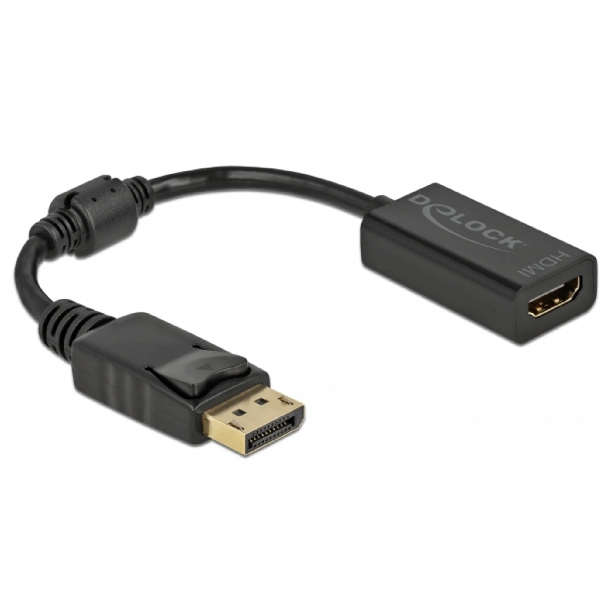 DeLOCK Adapter DisplayPort 1.1 Stecker > HDMI Audio- & Video-Adapter