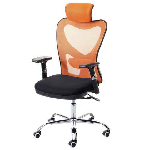 MCW Schreibtischstuhl MCW-F13, Armlehnen verstellbar, Sliding Funktion Sitzfläche, Netzbespannung