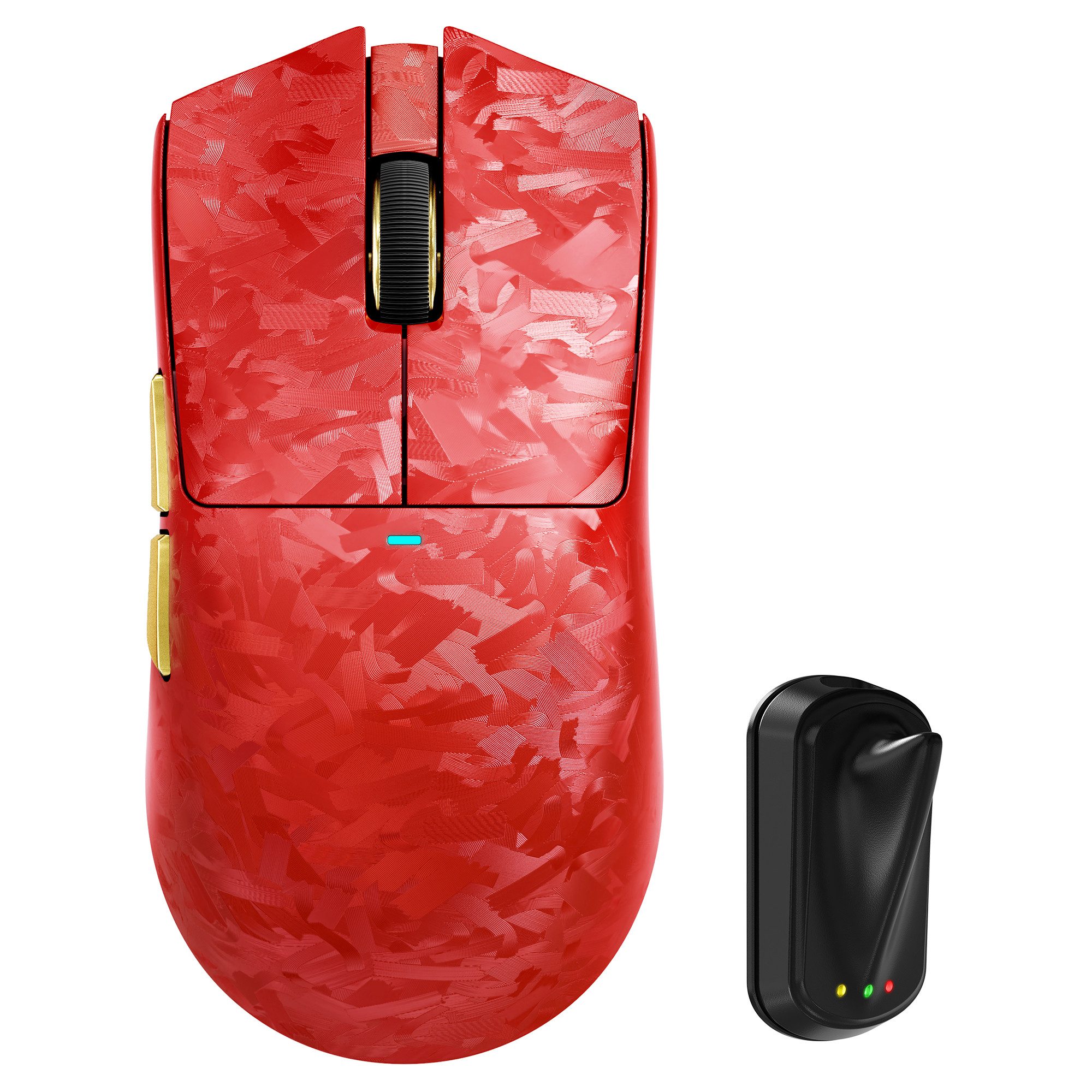 ATTACK SHARK X11 Ultra 8Khz Kabellose Gaming-Maus, Carbonfaser-Verbundgehäuse Gaming-Maus (Bluetooth, 2.4Ghz, kabelgebunden, PAW3950MAX,42000 DPI,leicht,8k,2.0000 FPS,63g)