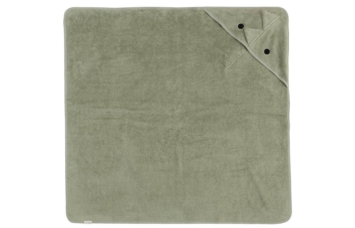 KINDSGUT Kapuzenhandtuch Dino, Baumwolle, 100 x 100 cm