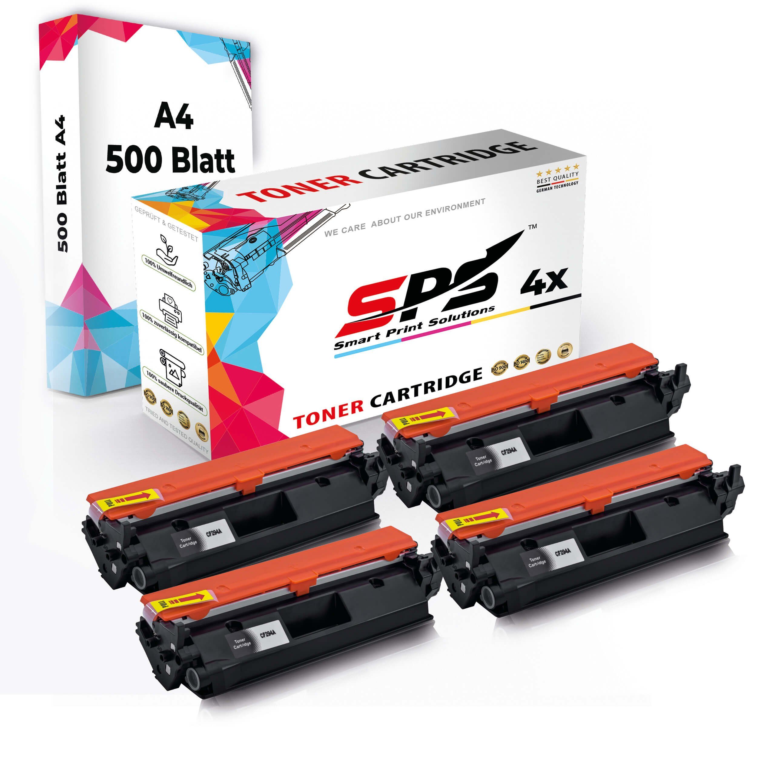 SPS Tonerkartusche Druckerpapier A4 + 4x Multipack Set Kompatibel, (4er Pack, 4x Toner,1x A4 Druckerpapier)