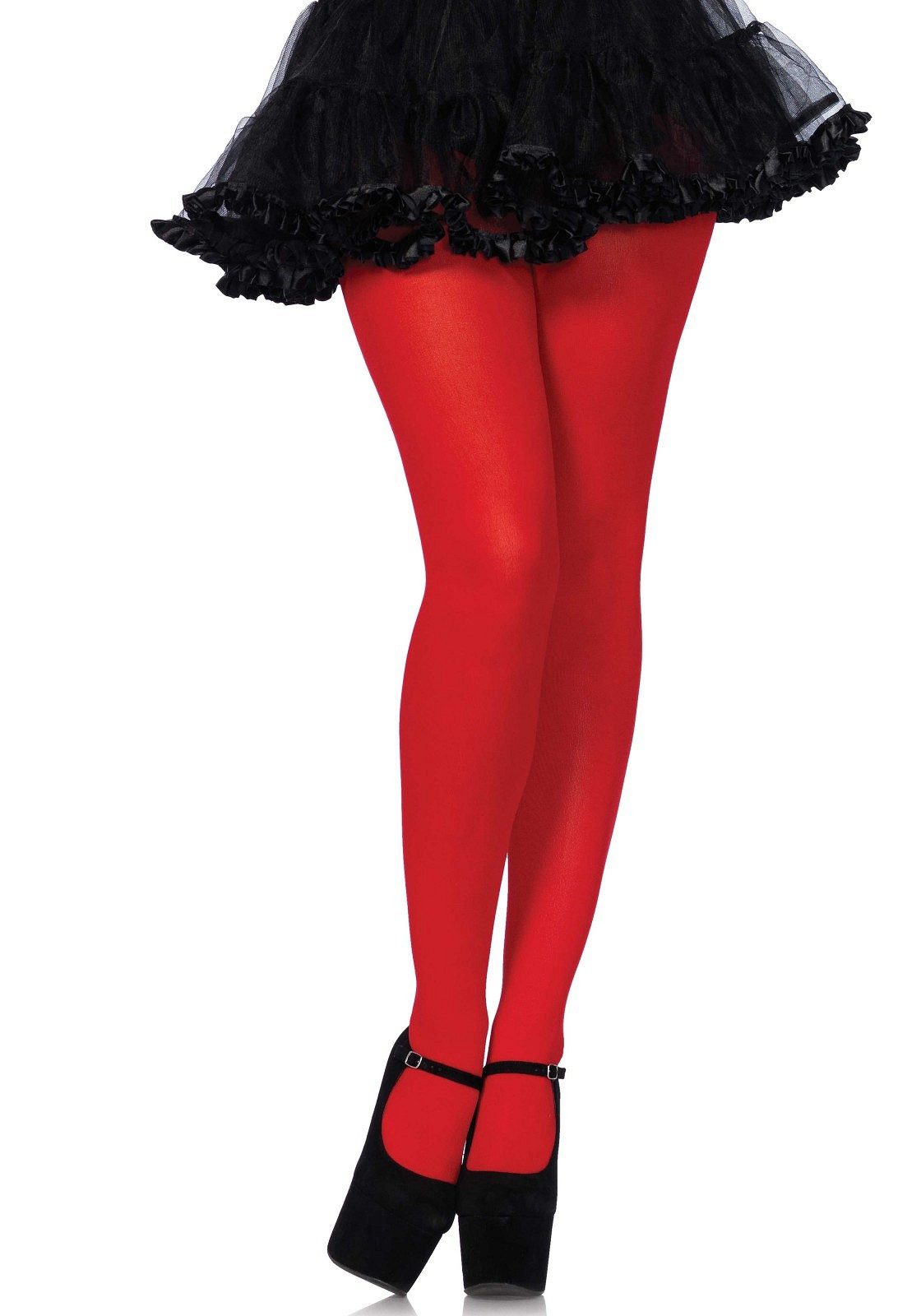Strumpfhose Nylon Strumpfhose - rot