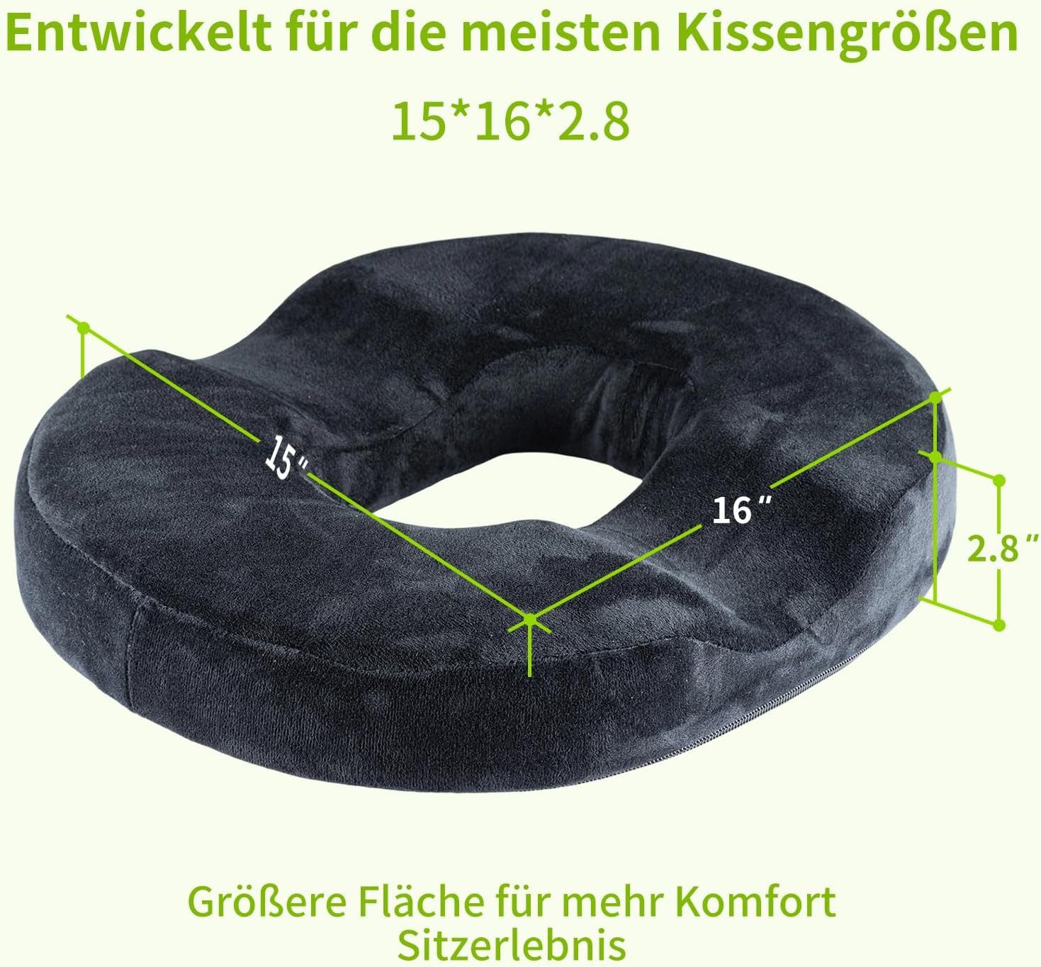 Youyijia Ballsitzkissen Steißbeinkissen Donut Kissen, Orthopädisches Hämorrhoiden Sitzkissen