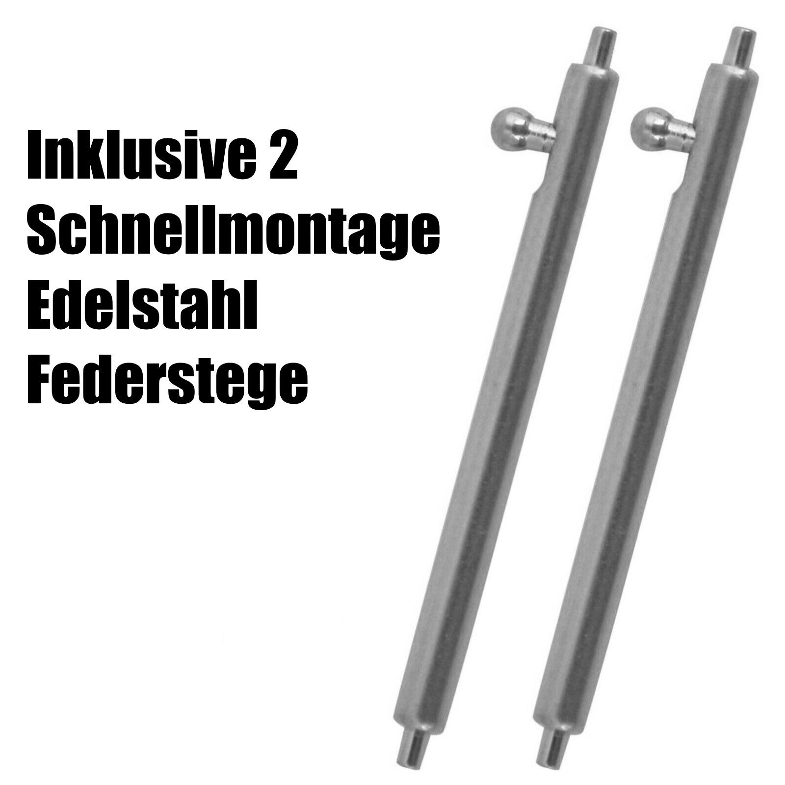 Ware aus aller Welt Uhrenarmband schwarzes Edelstahl-Uhrenarmband robustes günstig online kaufen