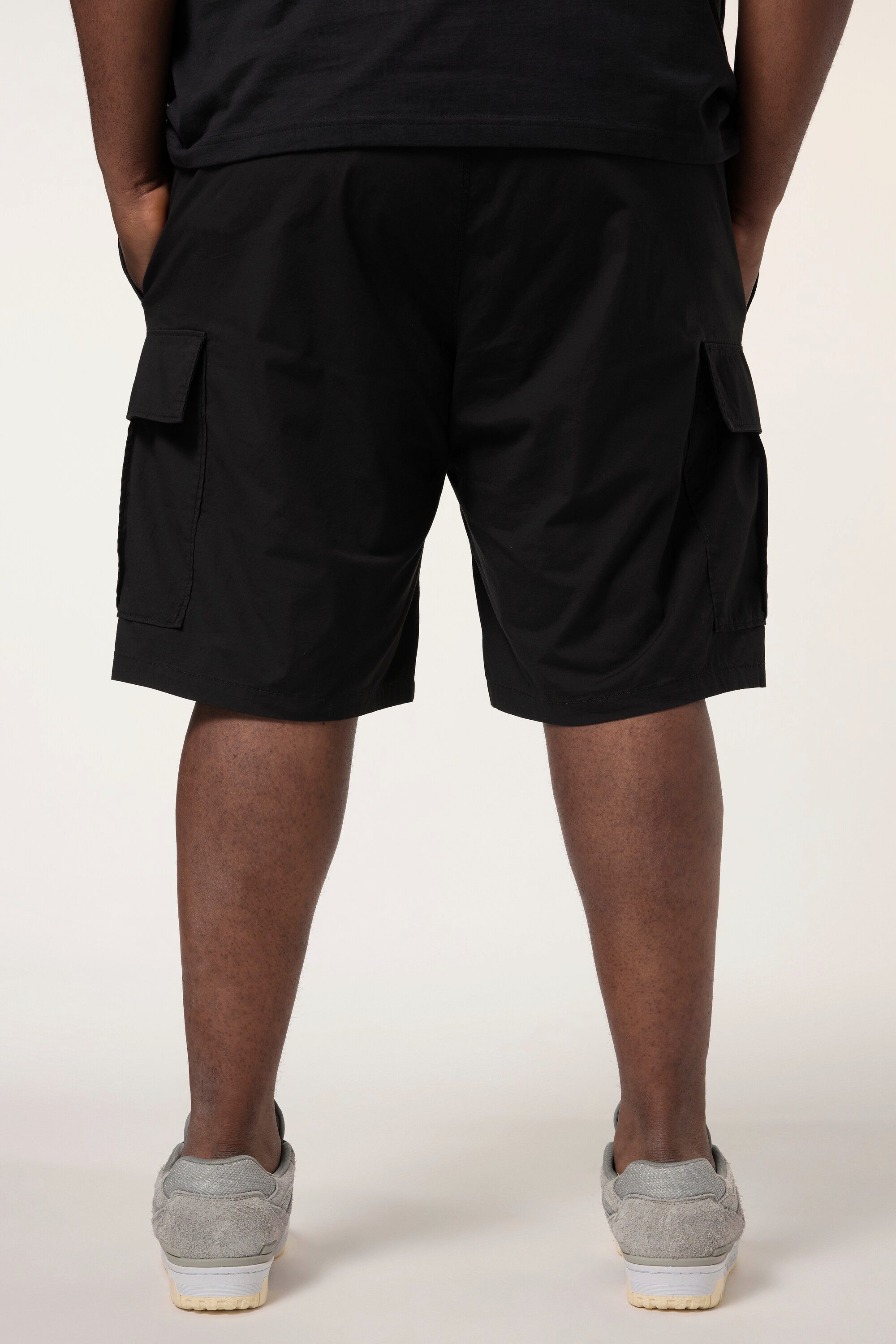 STHUGE Bermudas Cargo-Bermuda Baggy Fit Elastikbund