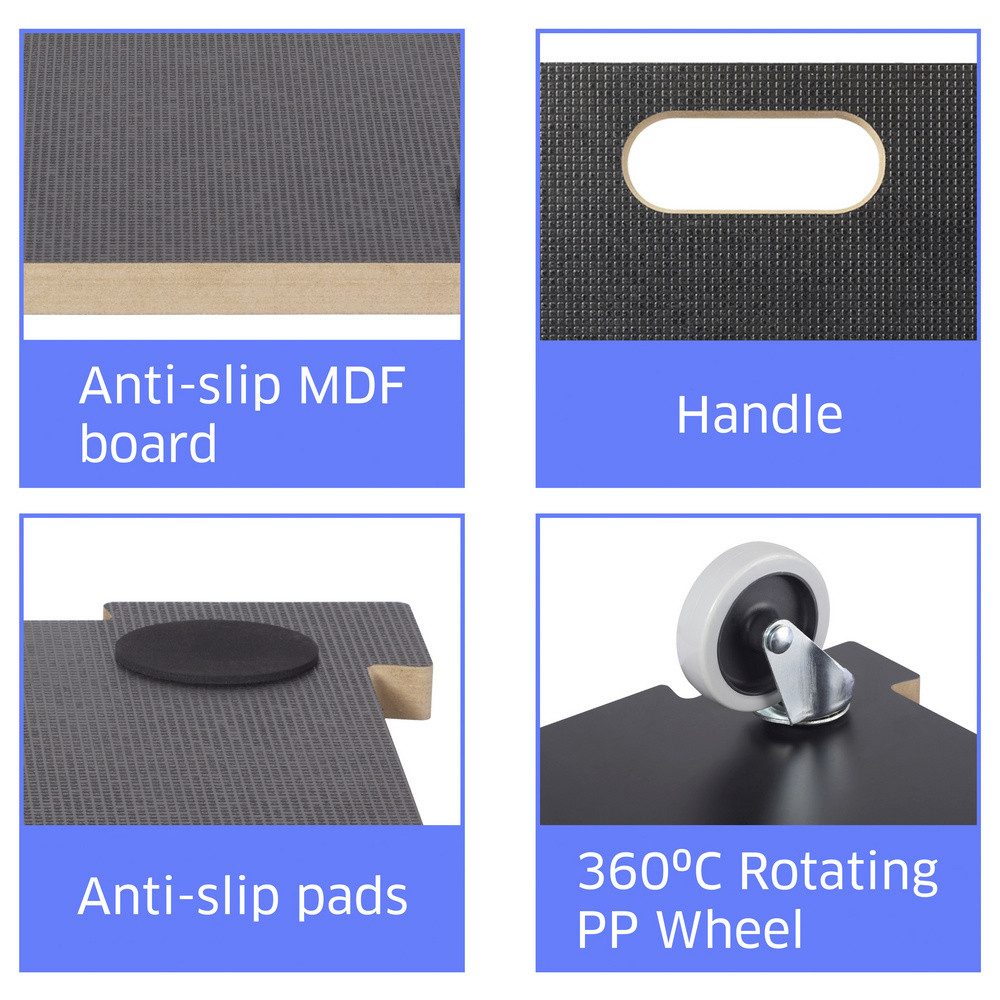 TOOLCRAFT Transportroller TOOLCRAFT TO-10748217 Erweiterbare Rollplatte MDF Traglast (max): 20