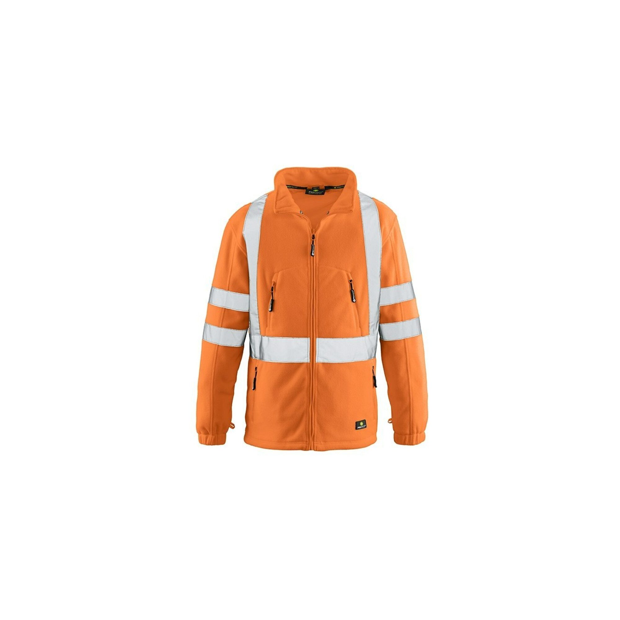 Warnweste 4 Protect Warnfleecejacke Seattle, leuchtorange, Gr. M